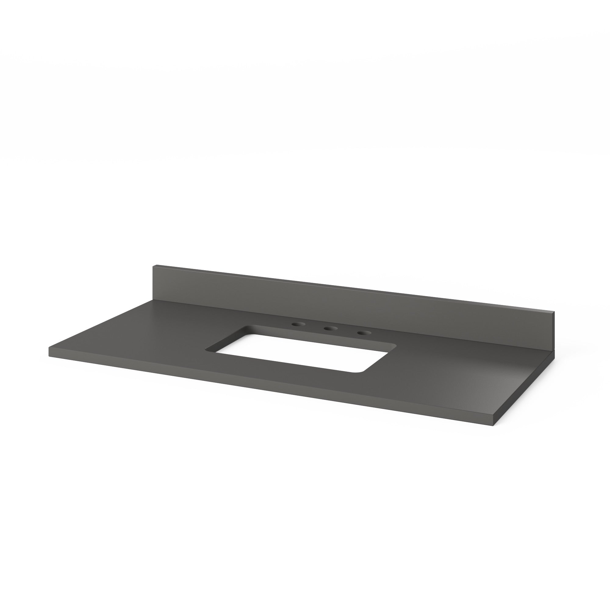 Theodora 48" Single Bathroom Vanity Set Natural Oak, Grey Quartz Vanity Top, Rectangle Bowl | KitchBath