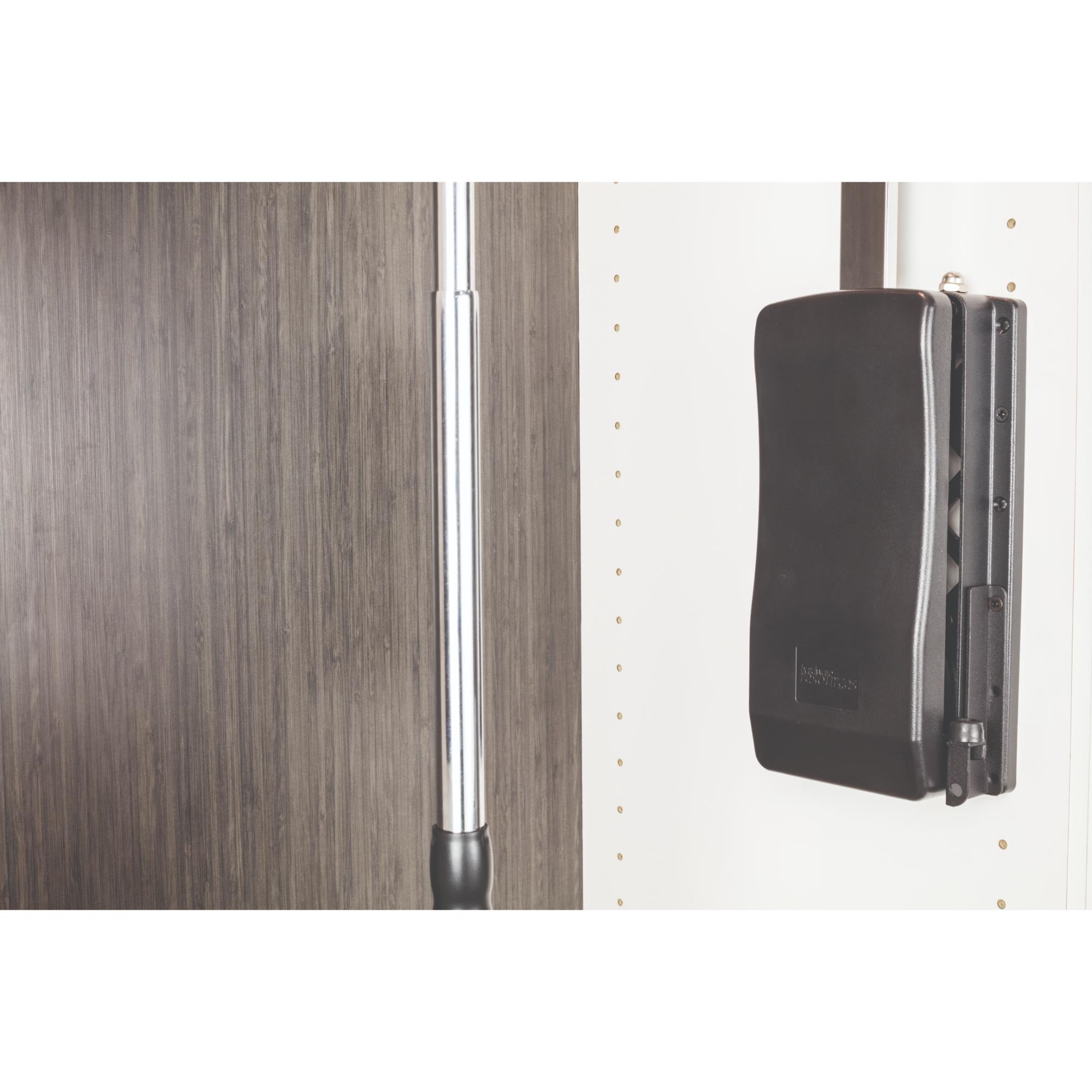 Black Expandable Wardrobe Lift for 33" - 48" Openings | KitchBath