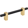 Matte Black w/Brushed Gold=478-96MBBG