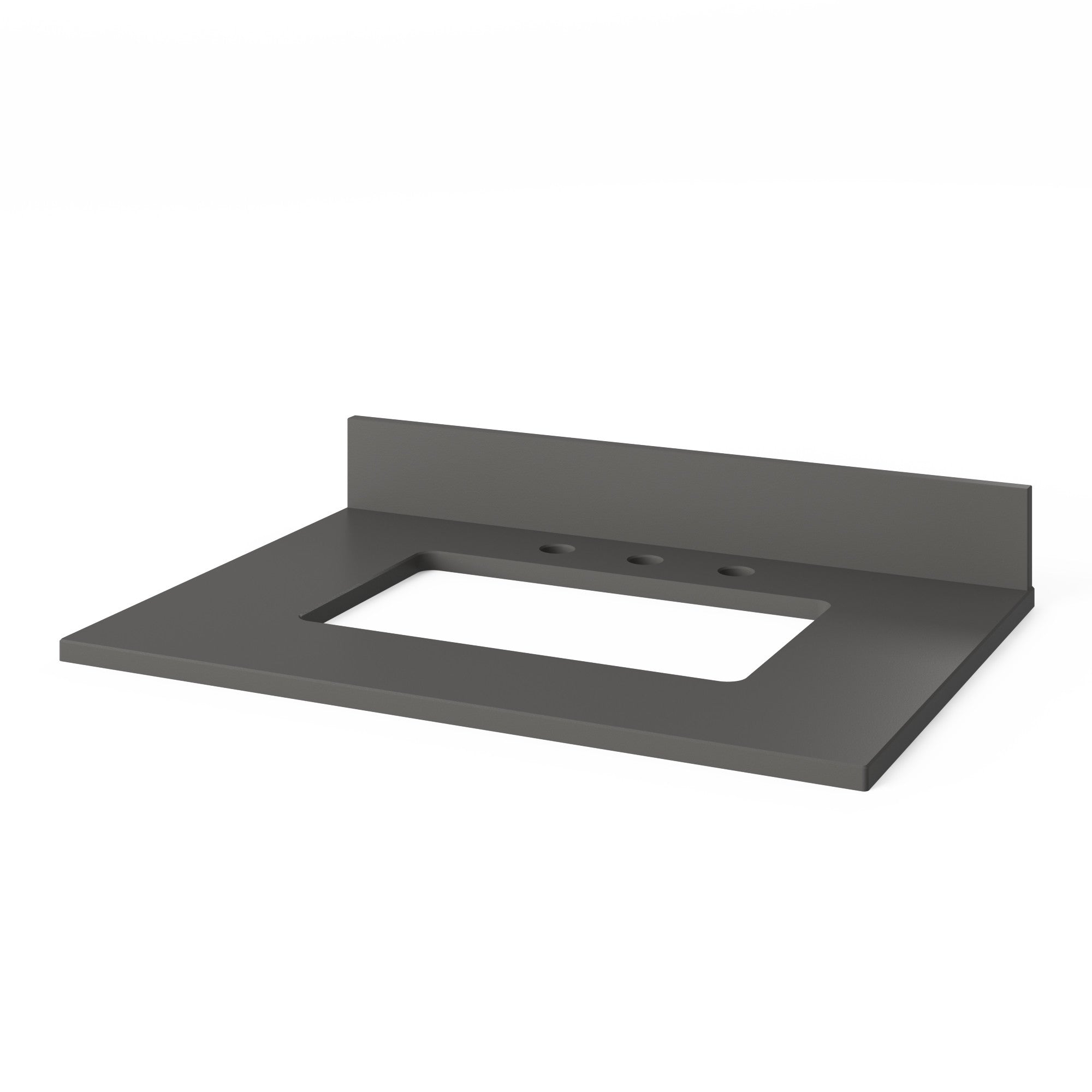 Katara 30" Single Bathroom Vanity Set Natural Oak, Grey Quartz Vanity Top, Rectangle Bowl | KitchBath