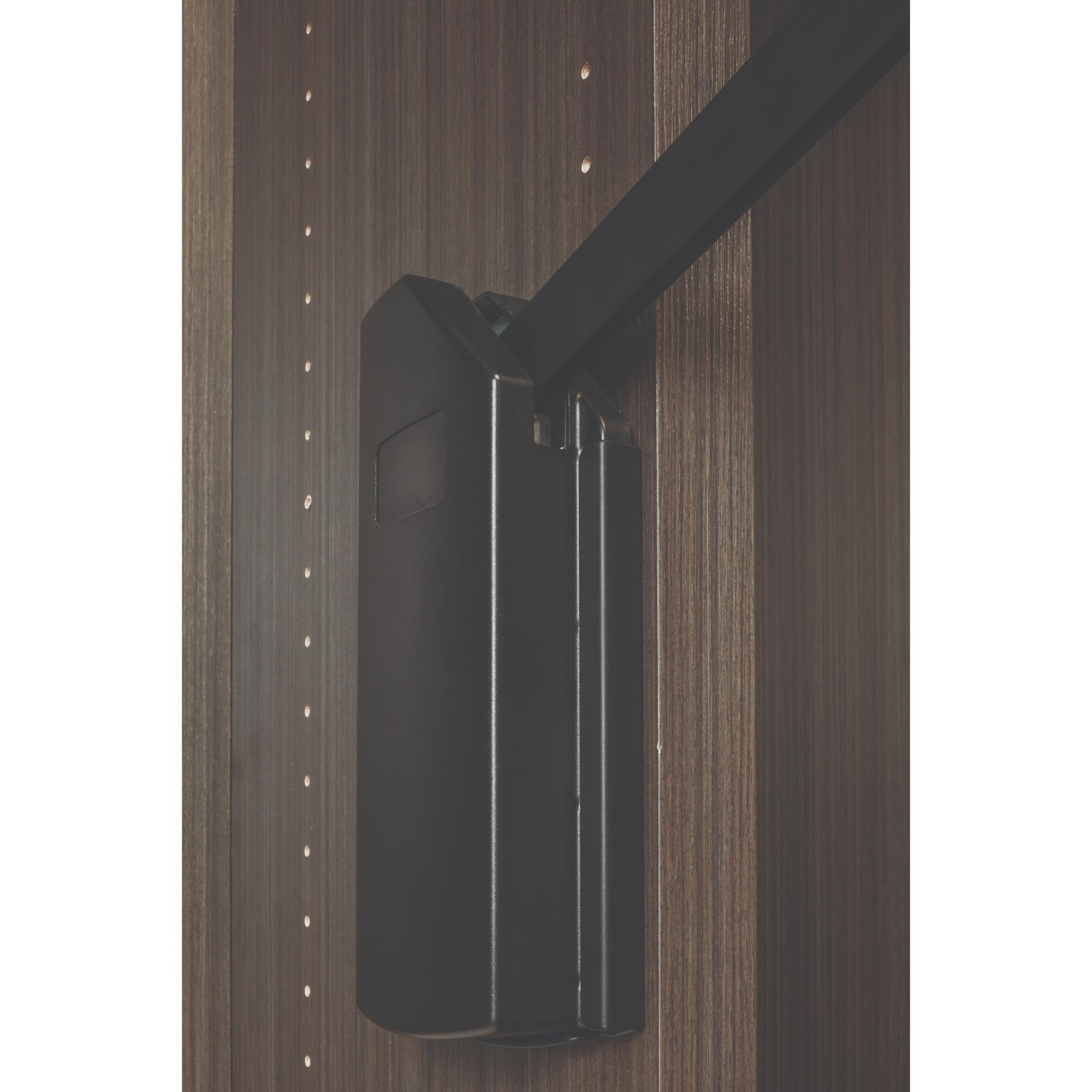 Polished Chrome Soft-close Expandable Wardrobe Lift for 33" - 48" Openings | KitchBath