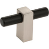 Matte Black w/Satin Nickel=478T-MBSN
