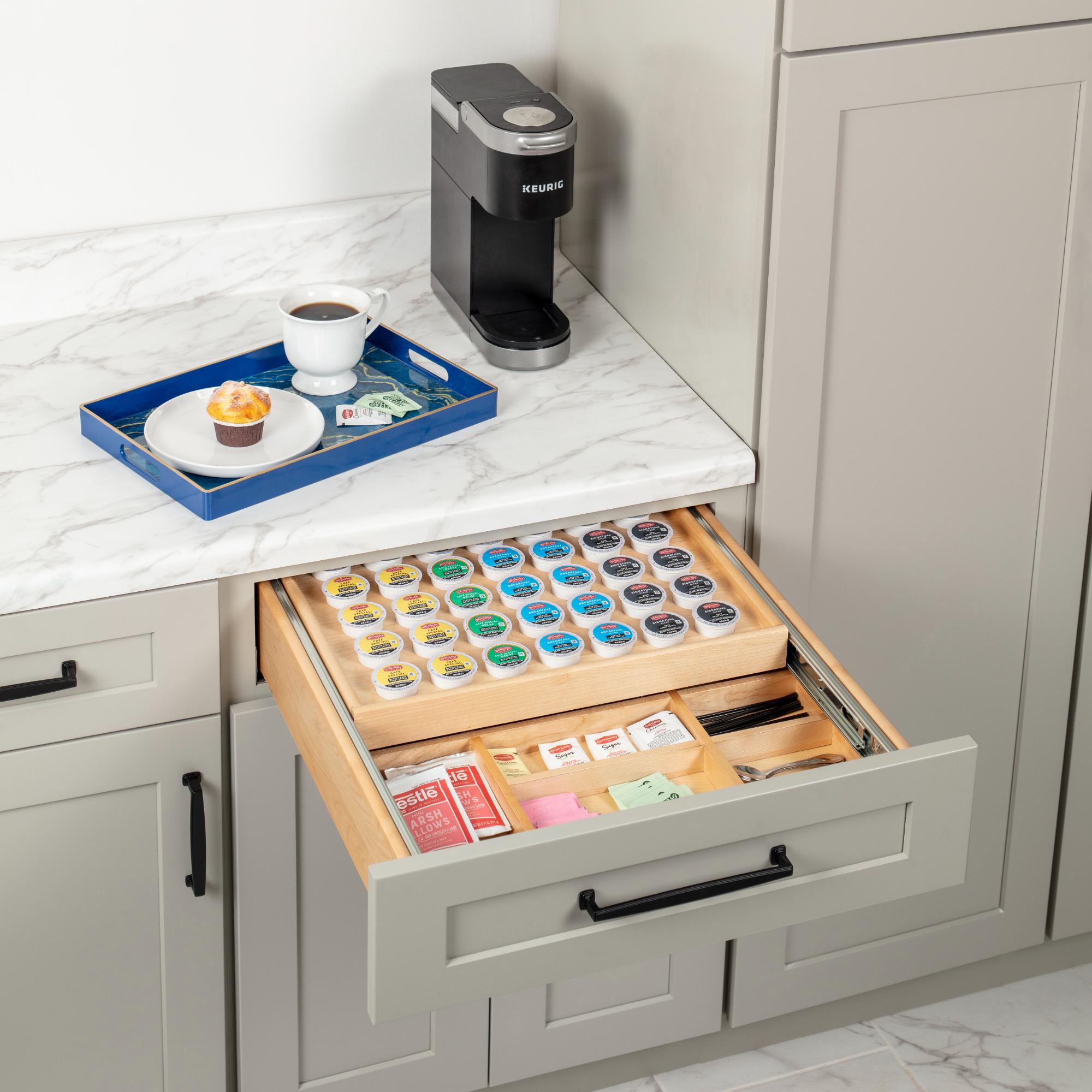 21" Double Coffee Drawer | KitchBath
