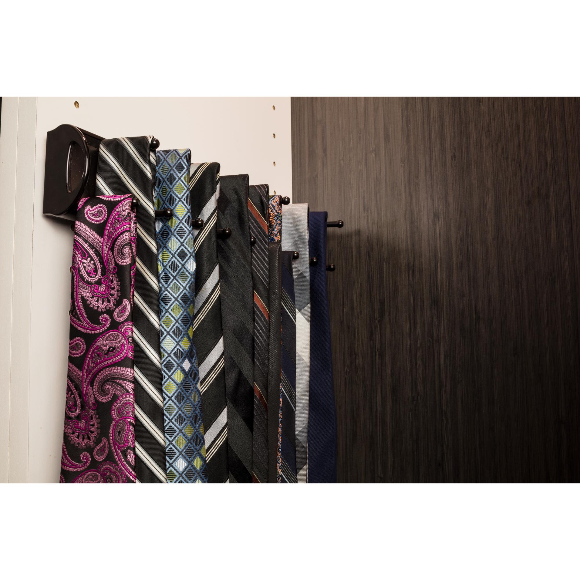 Dark Bronze 14" Tie Rack | KitchBath