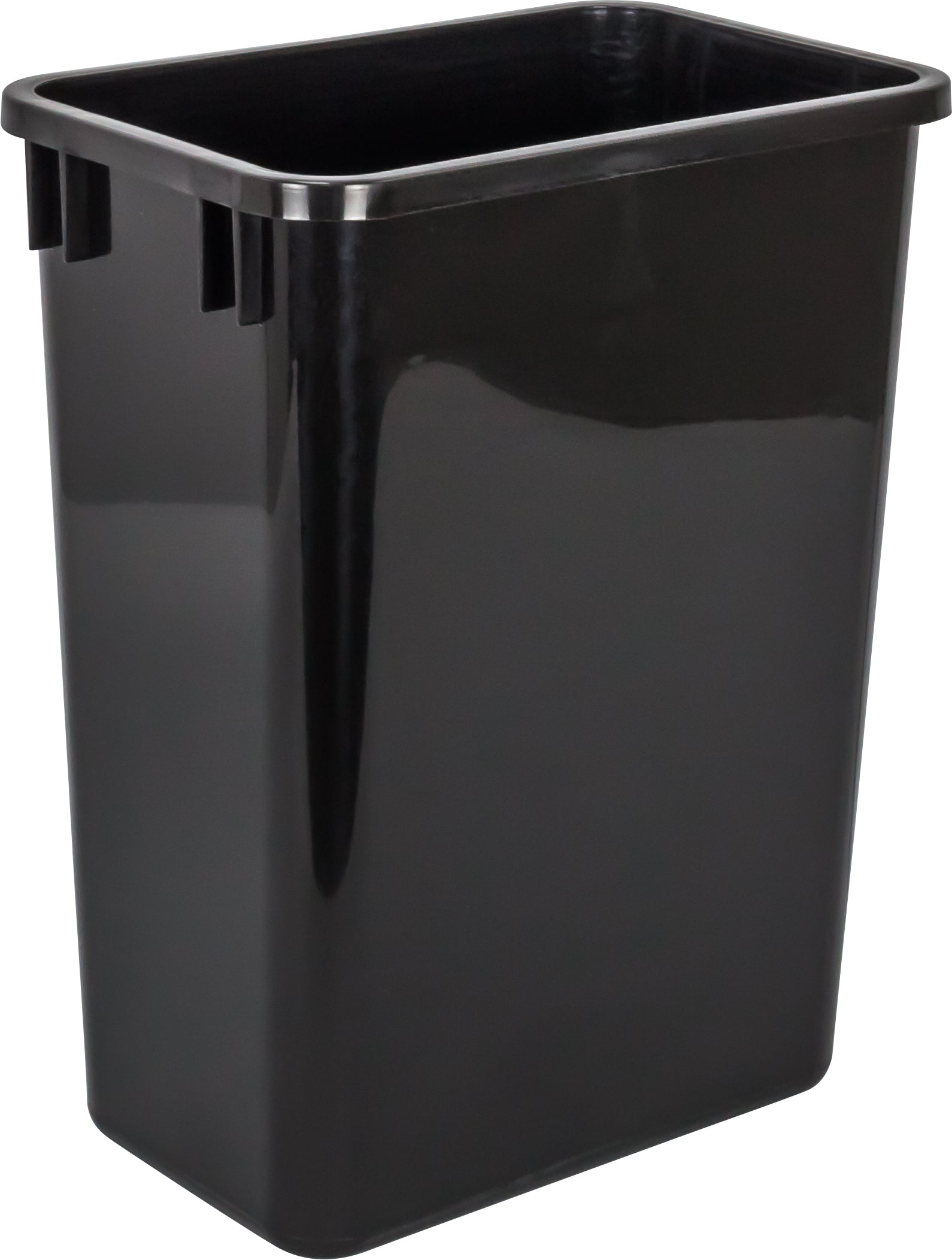 Double Black 35 Quart Top-Mount Trashcan Pullout for 15" Opening | KitchBath