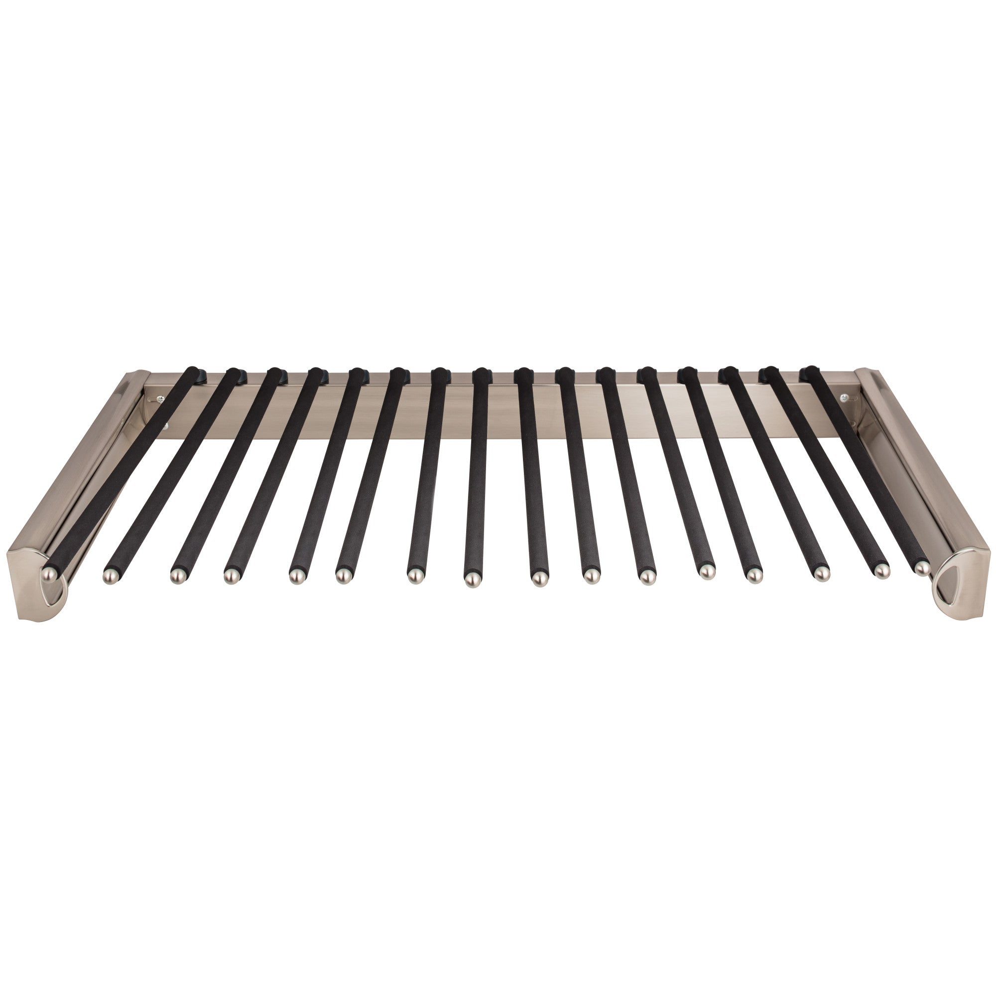 Satin Nickel 30" Wide Pant Rack | KitchBath