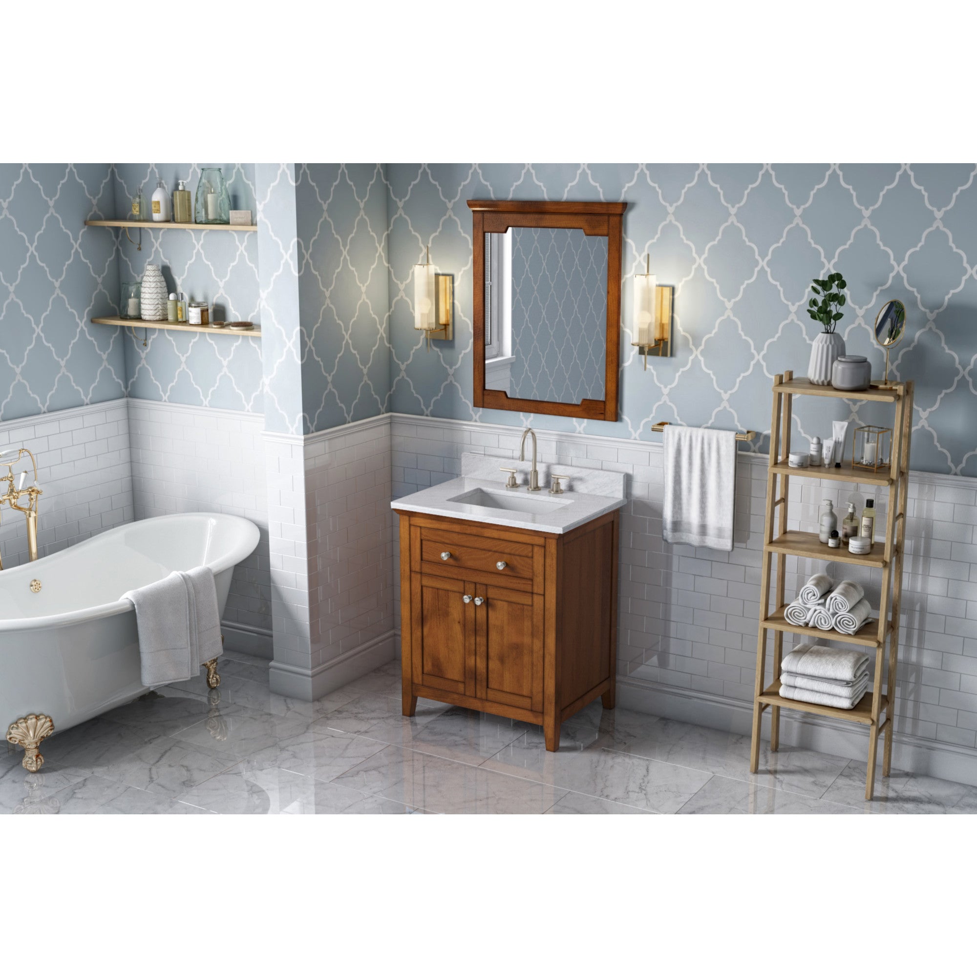 30" Chocolate Chatham Vanity | KitchBath