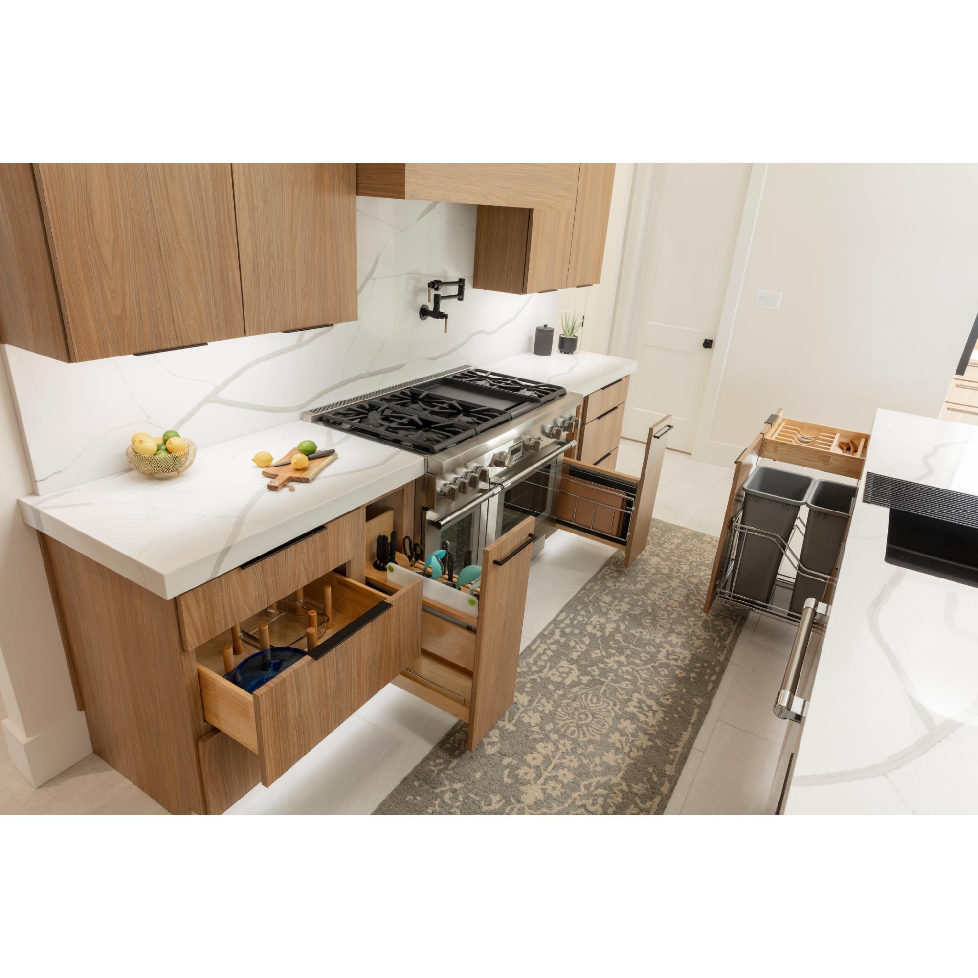 39" Peg Board Drawer Insert with 16 Pegs | KitchBath