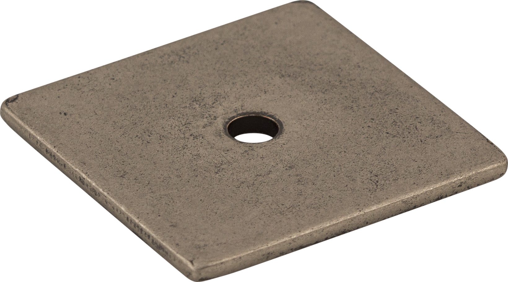 Square Backplate 1 1/4 Inch Pewter Antique | KitchBath