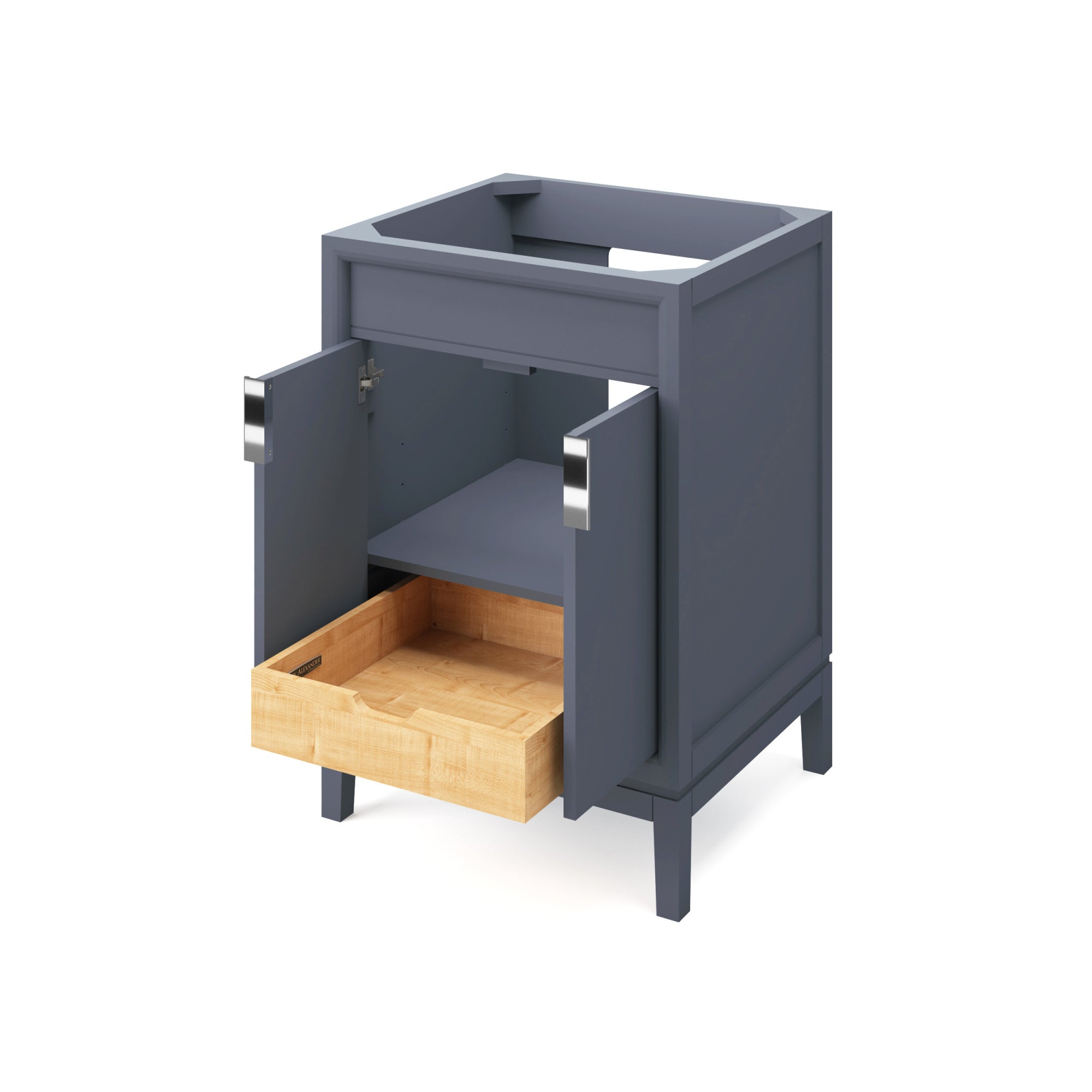 24" White Theodora Vanity | KitchBath