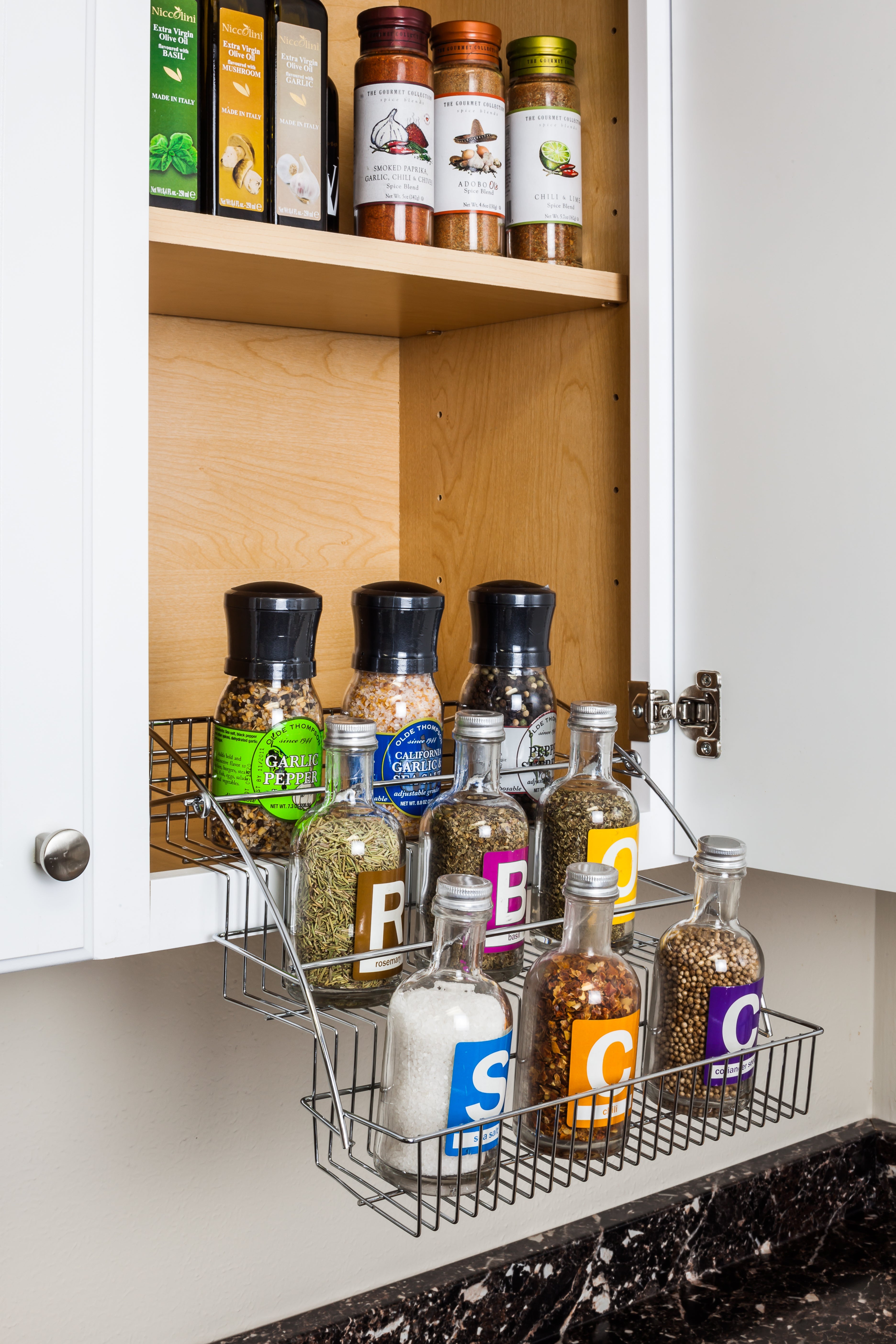 3-Tier Spice Rack Pulldown | KitchBath