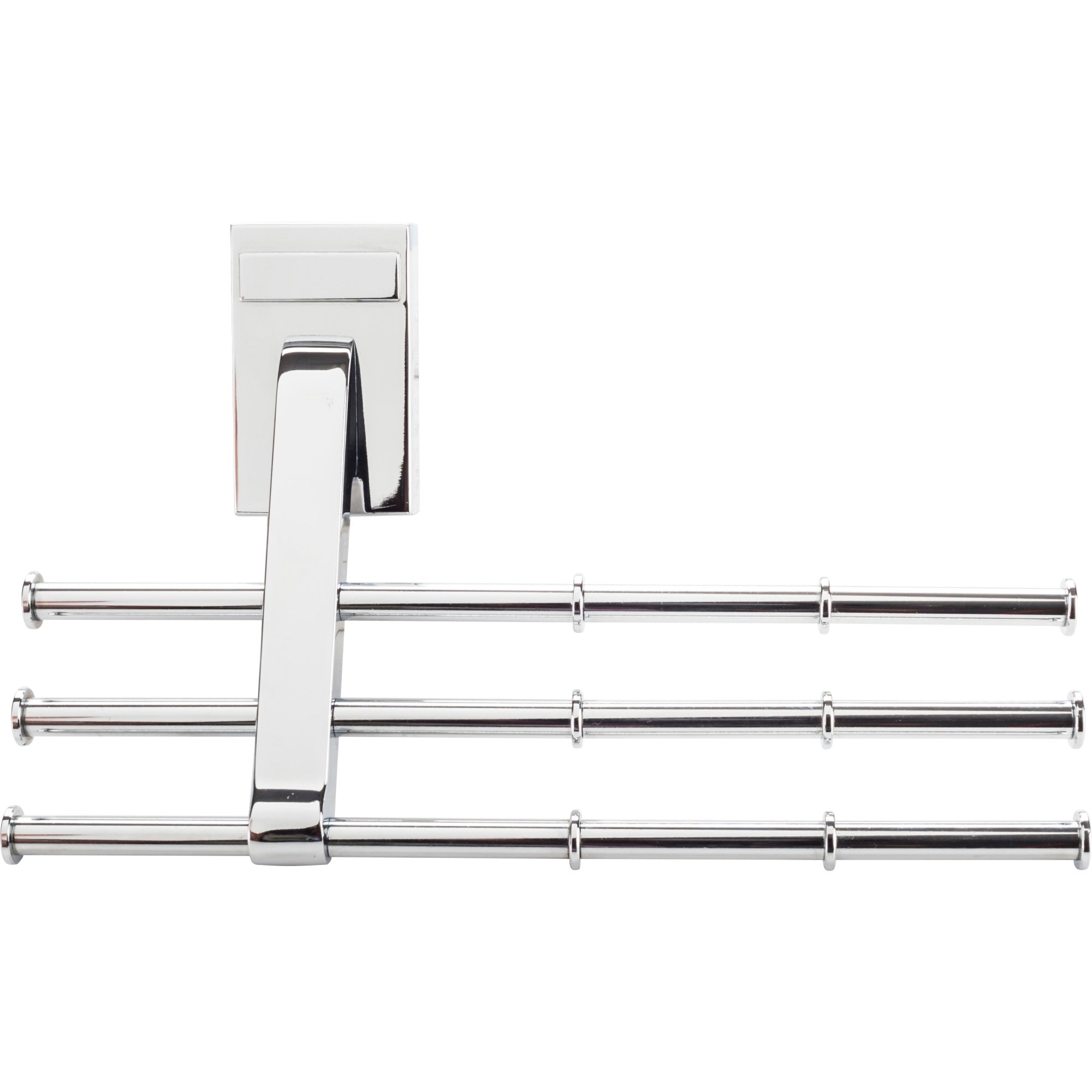 Polished Chrome Tri-Level Tie Organizer | KitchBath