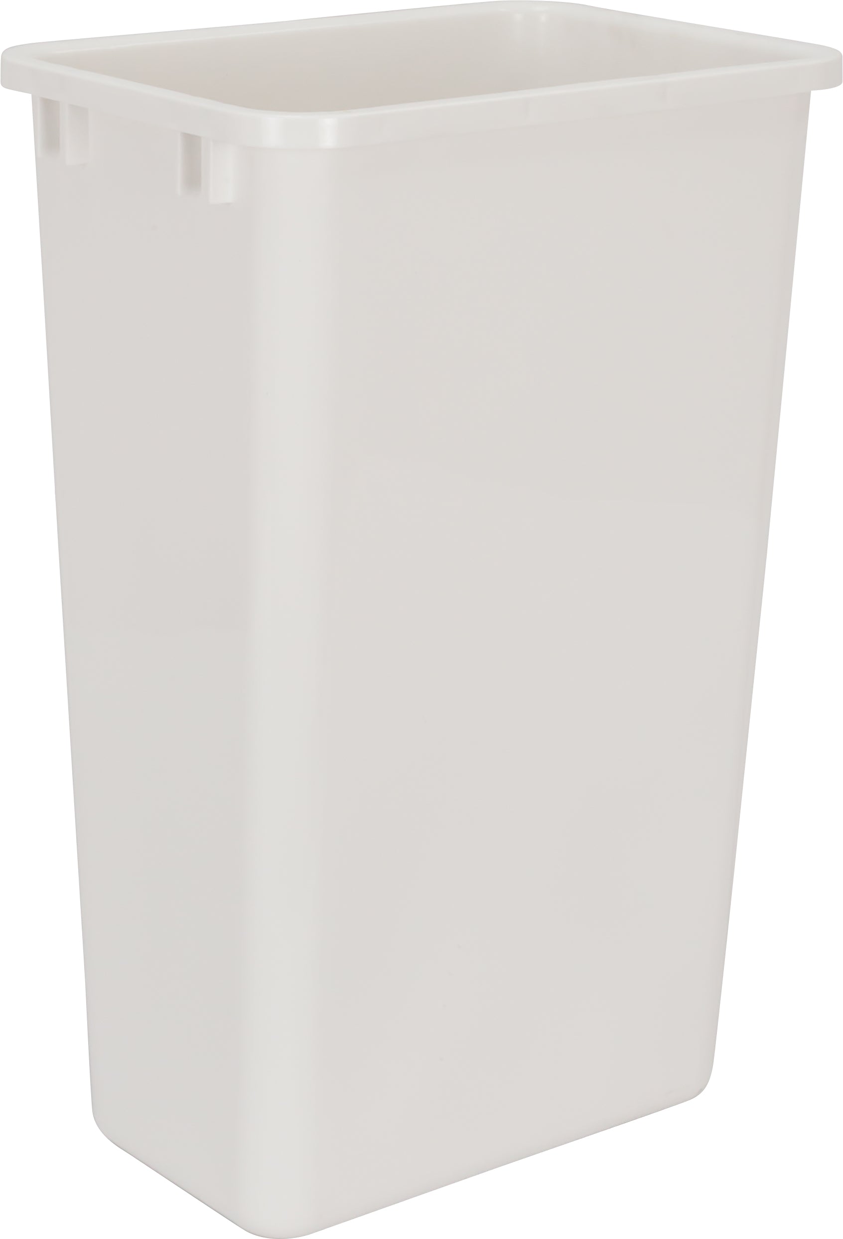 Single White 50 Quart Top-Mount Trashcan Pullout for 12" Opening | KitchBath