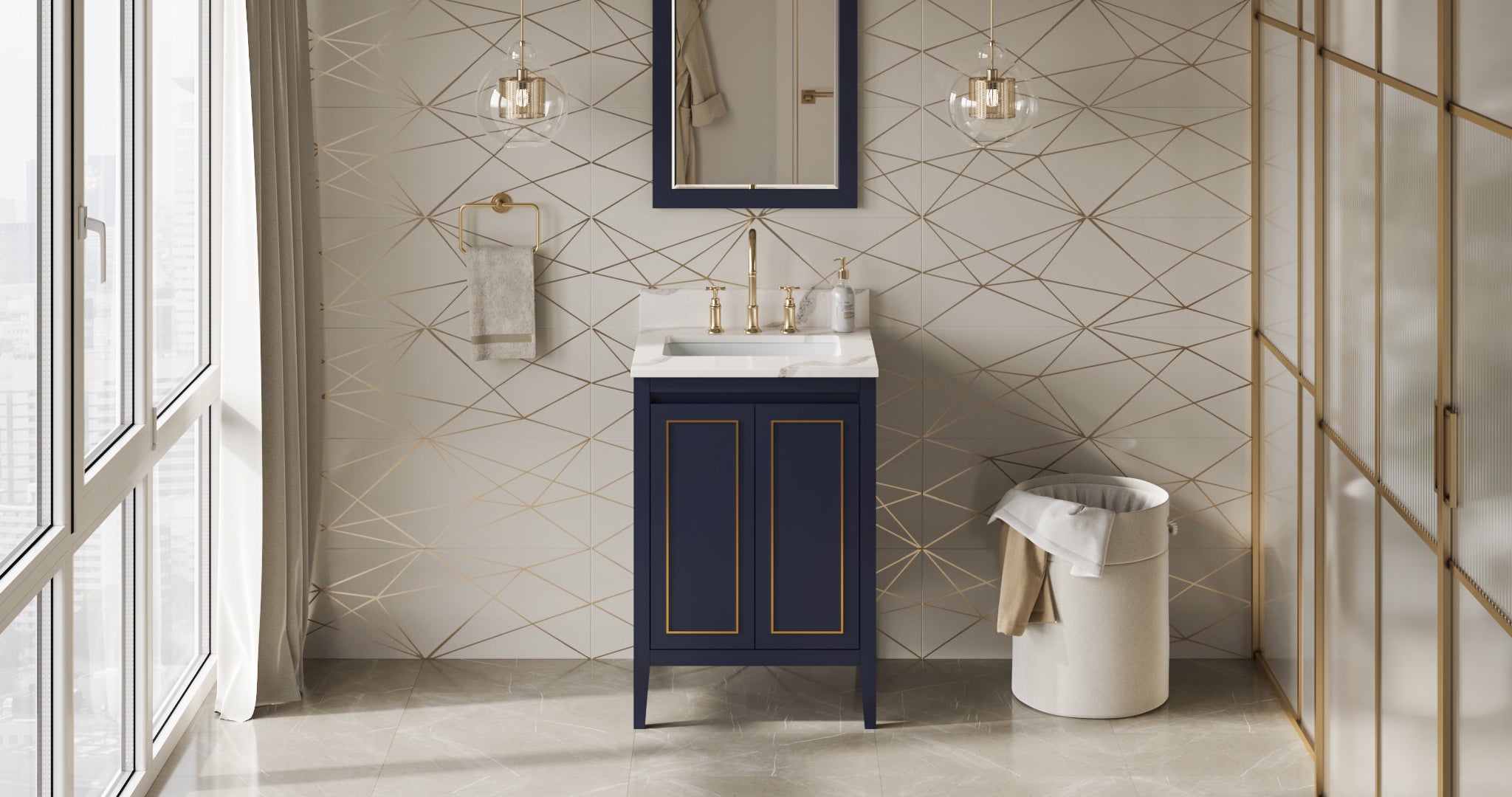 24" Hale Blue Percival Vanity | KitchBath