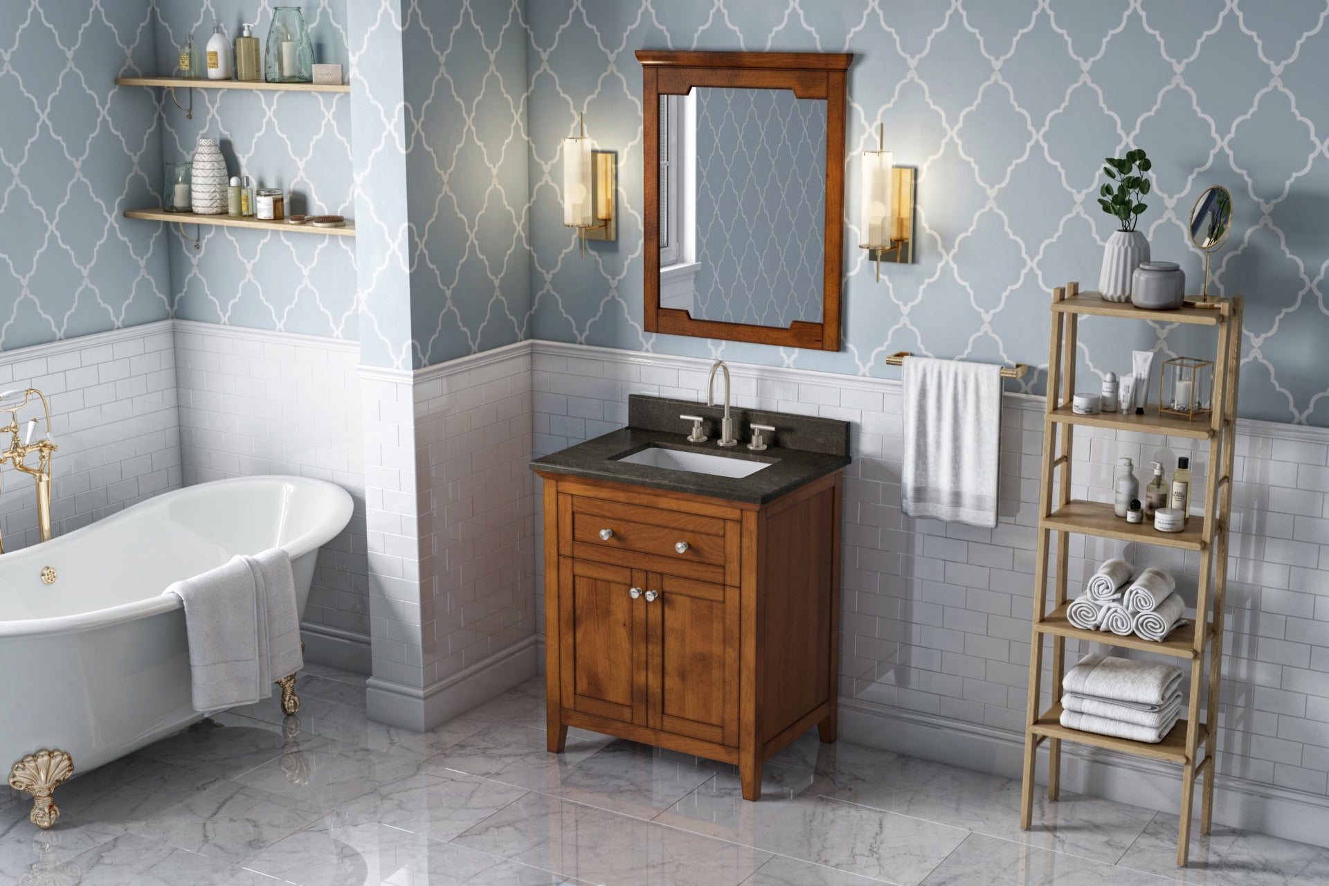30" Chocolate Chatham Vanity | KitchBath