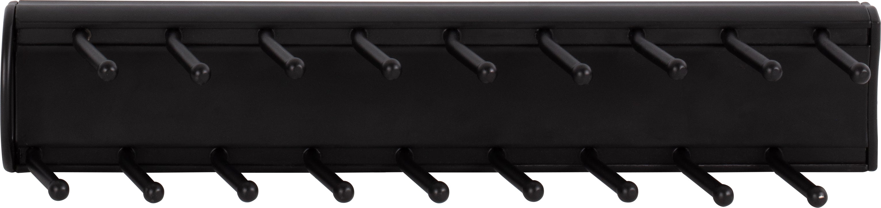Matte Black 14" Tie Rack