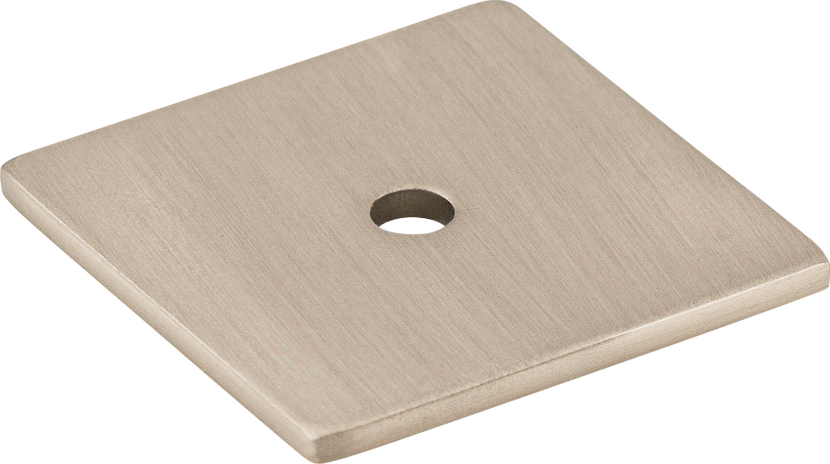 Square Backplate 1 1/4 Inch Brushed Satin Nickel | KitchBath