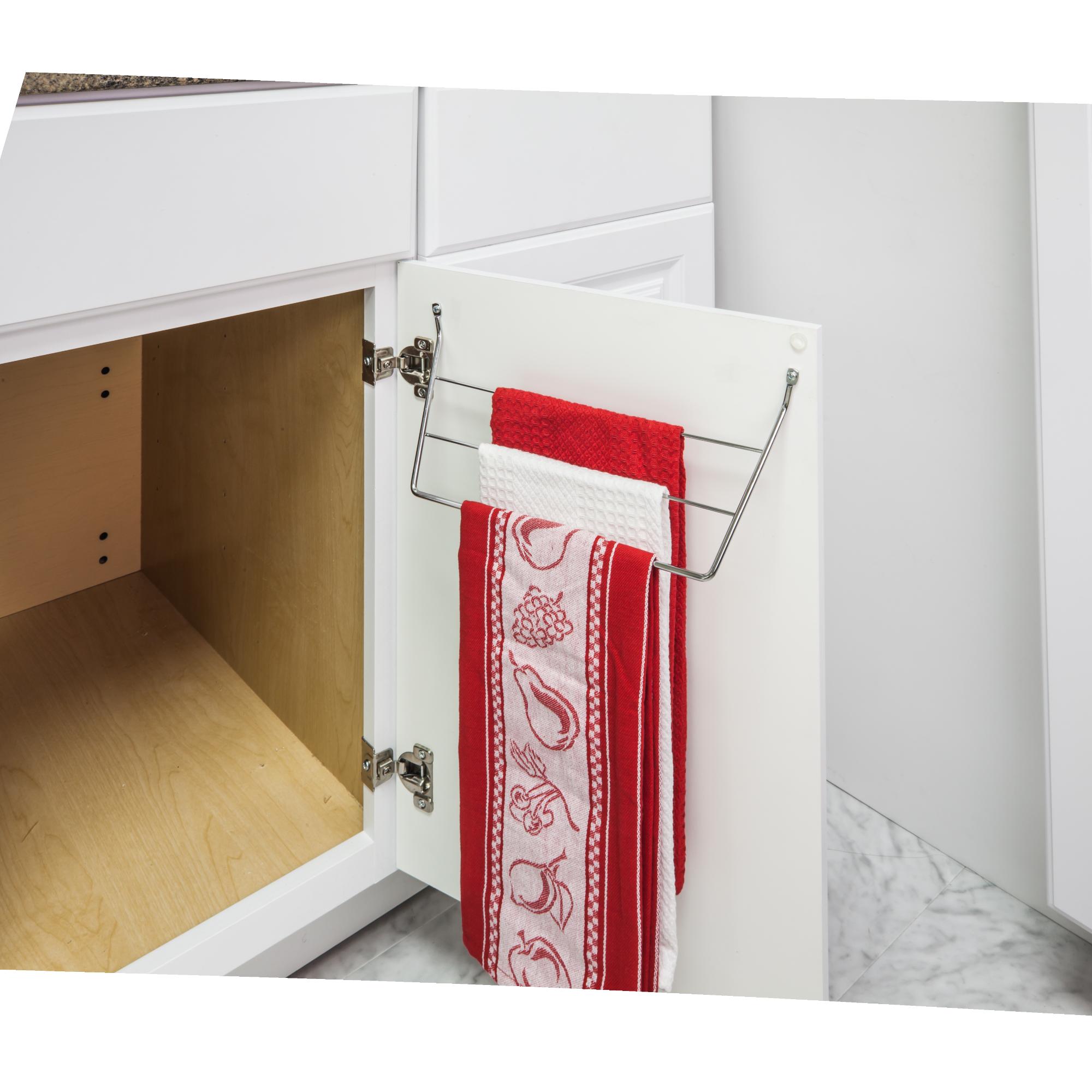 Door Mount 3-Tier Dishcloth Rack | KitchBath