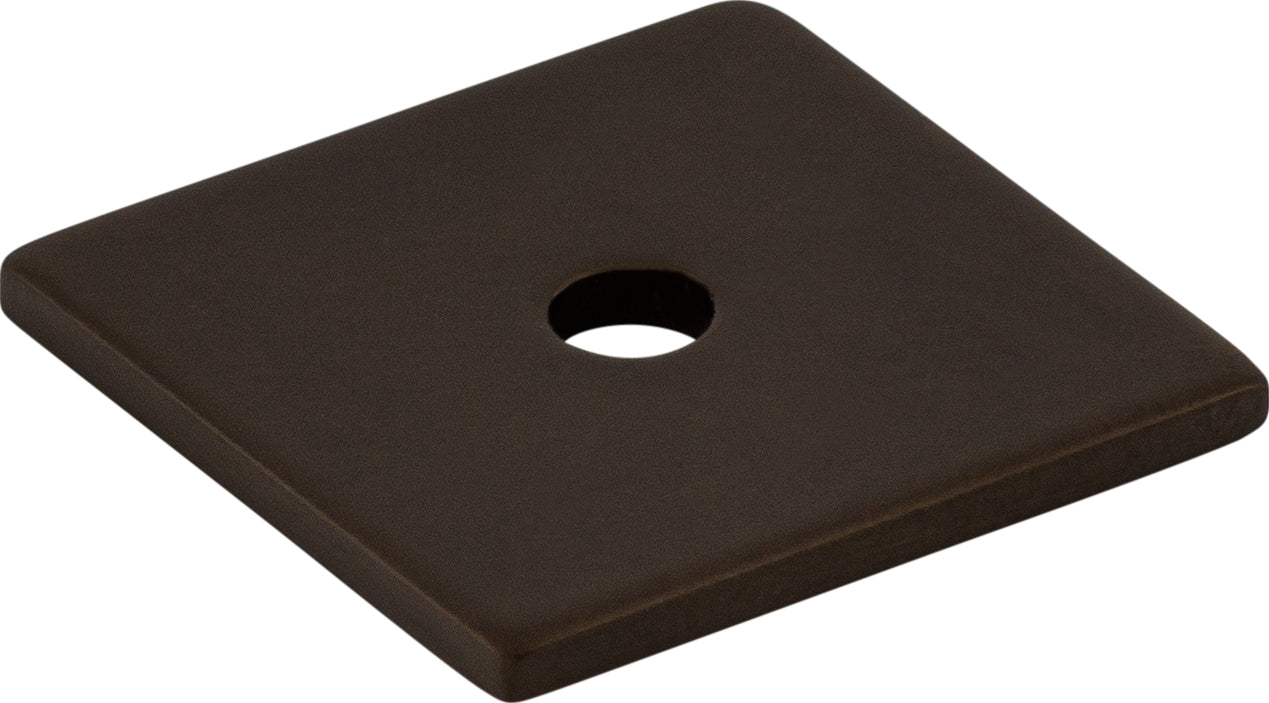 Square Backplate 1 Inch Oil Rubbed Bronze | KitchBath