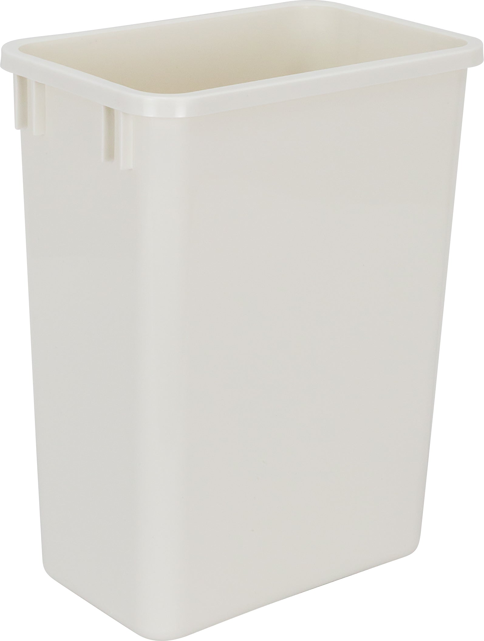 Single White 35 Quart Top-Mount Trashcan Pullout for 15" Opening | KitchBath