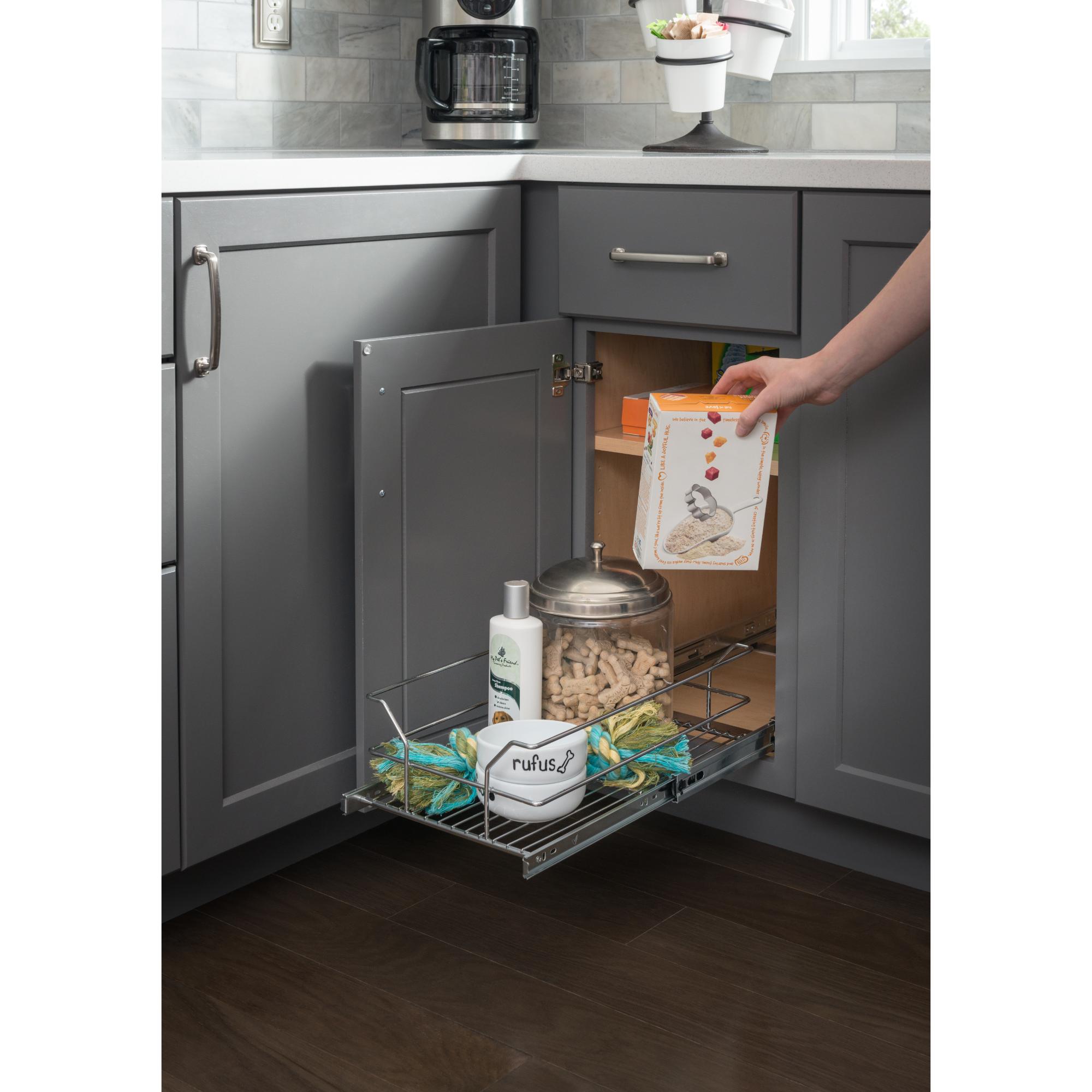 12" Metal Pullout Basket | KitchBath