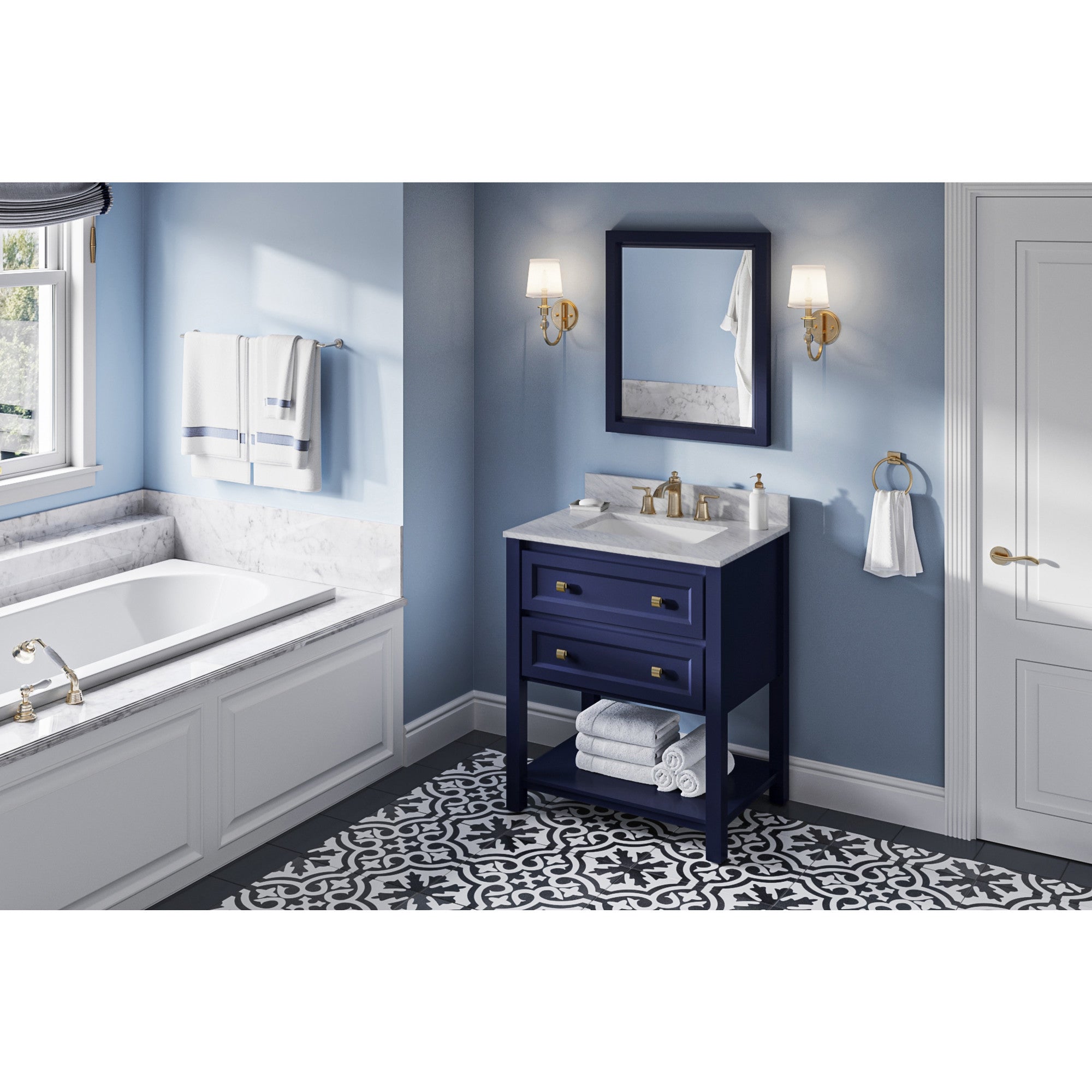 30" Hale Blue Adler Vanity | KitchBath
