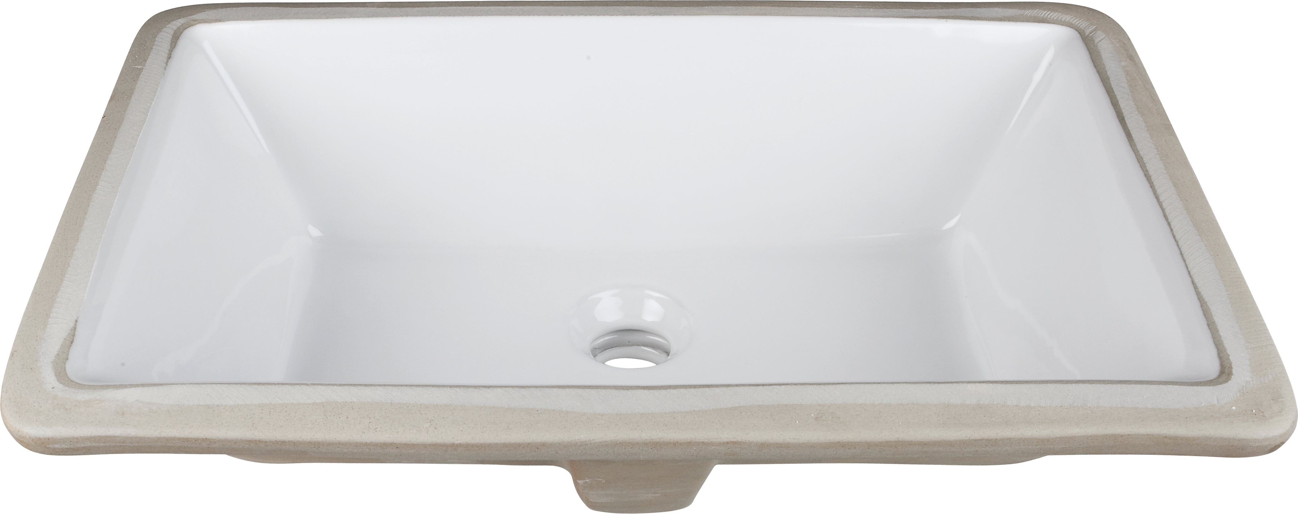 60" White Wavecrest Vanity, double bowl, Boulder Cultured Marble Vanity Top, two undermount rectangle bowls | KitchBath