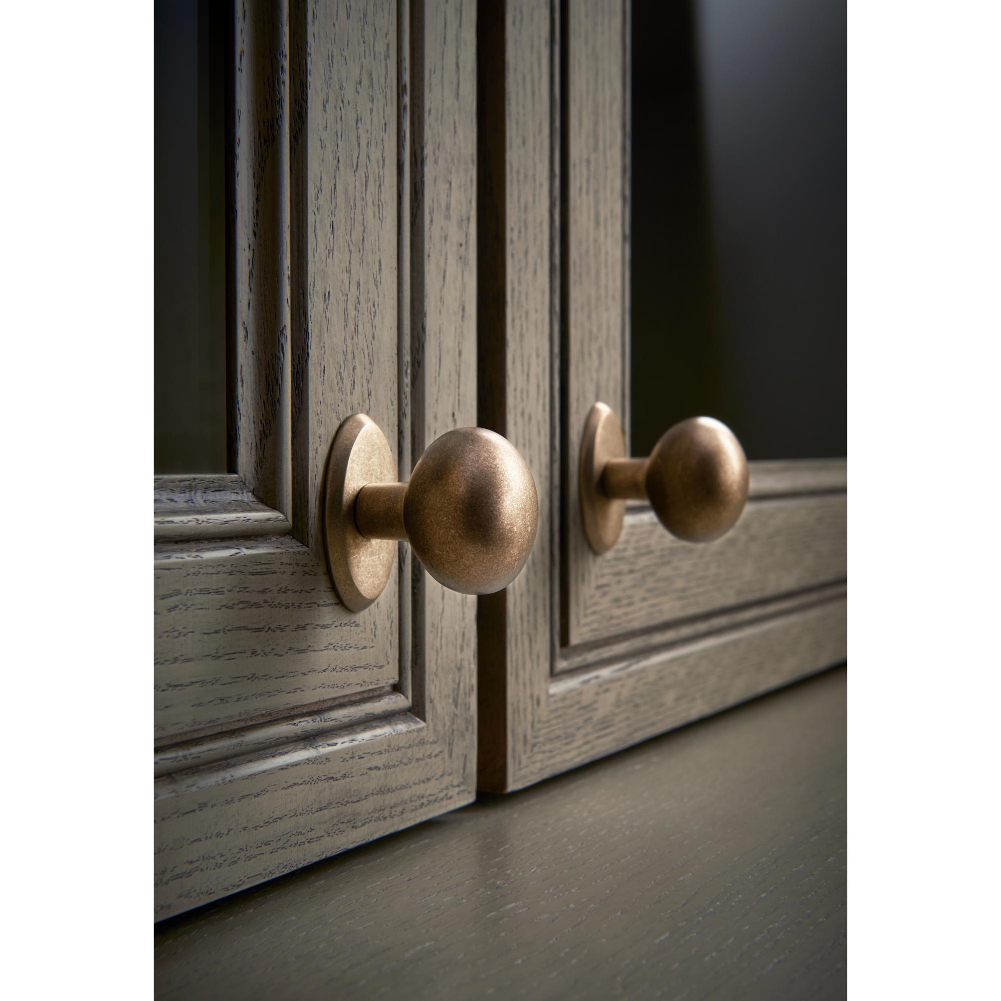 Aspen Oval Backplate 1 3/4 Inch Light Bronze | KitchBath