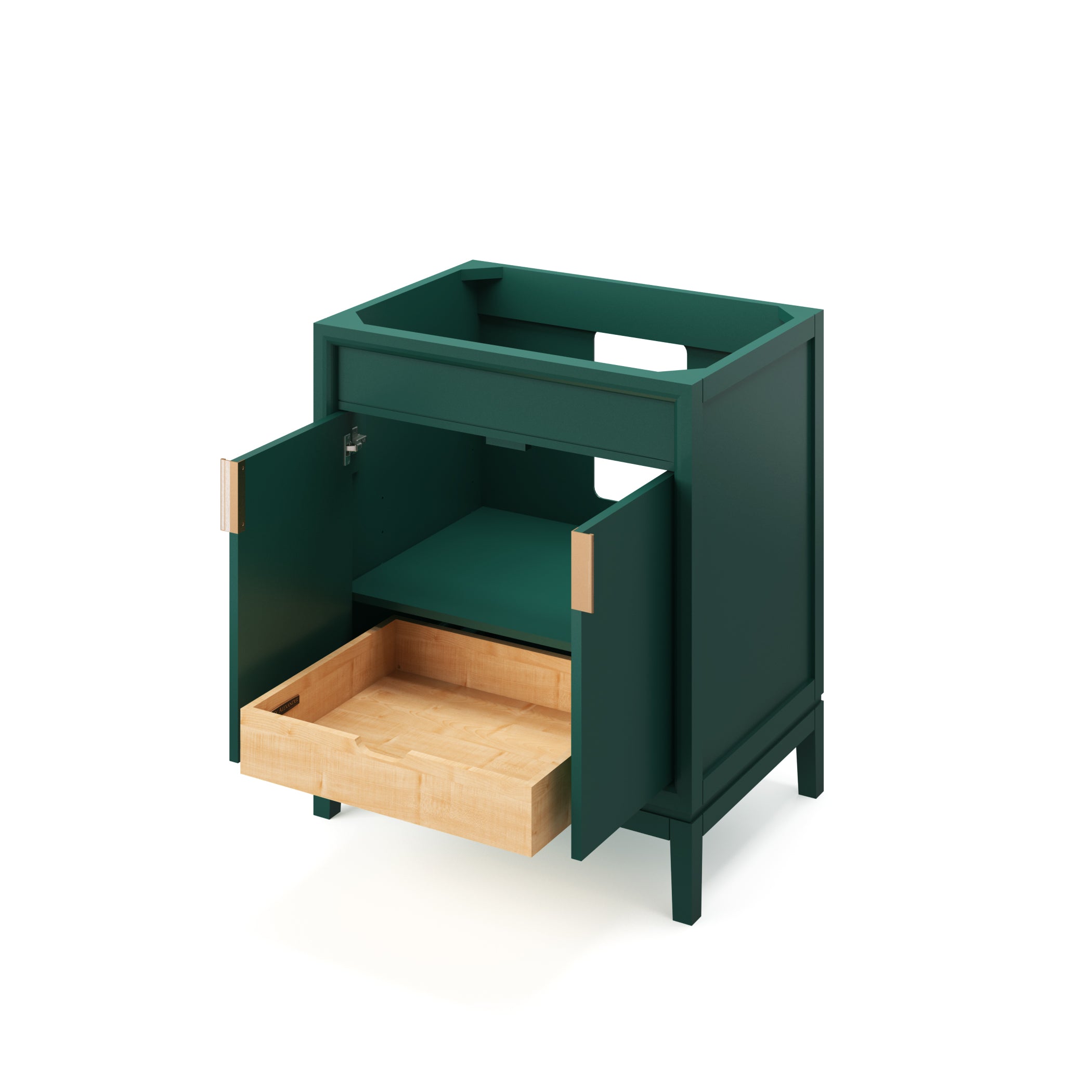30" Forest Green Theodora Vanity | KitchBath