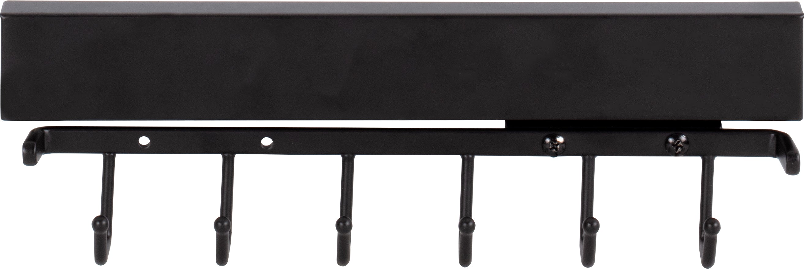 Matte Black 12" Belt Rack