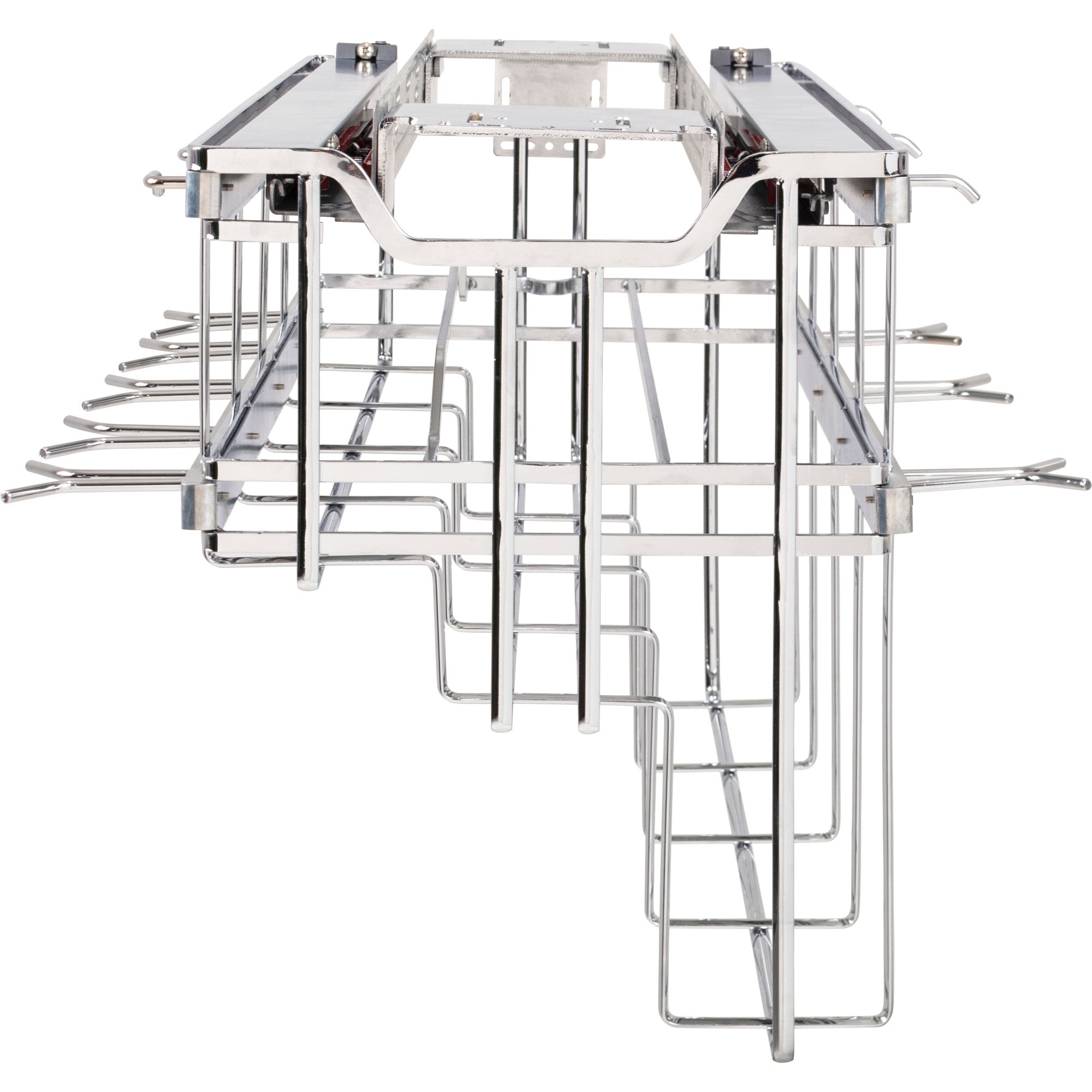 Polished Chrome STORAGE WITH STYLE® Soft-close Hanging Pan Pullout | KitchBath