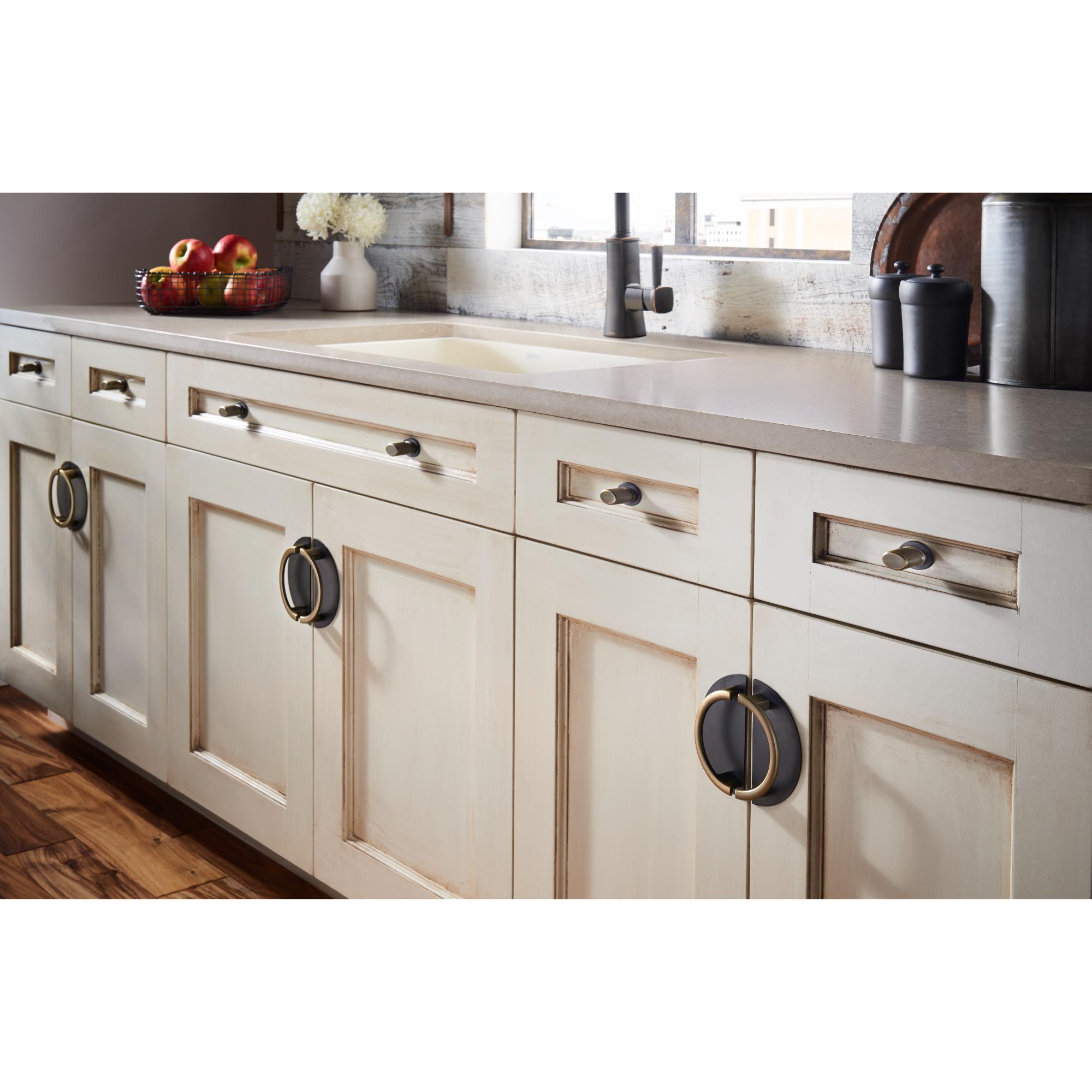 Oval Backplate 1 1/2 Inch Pewter Antique | KitchBath