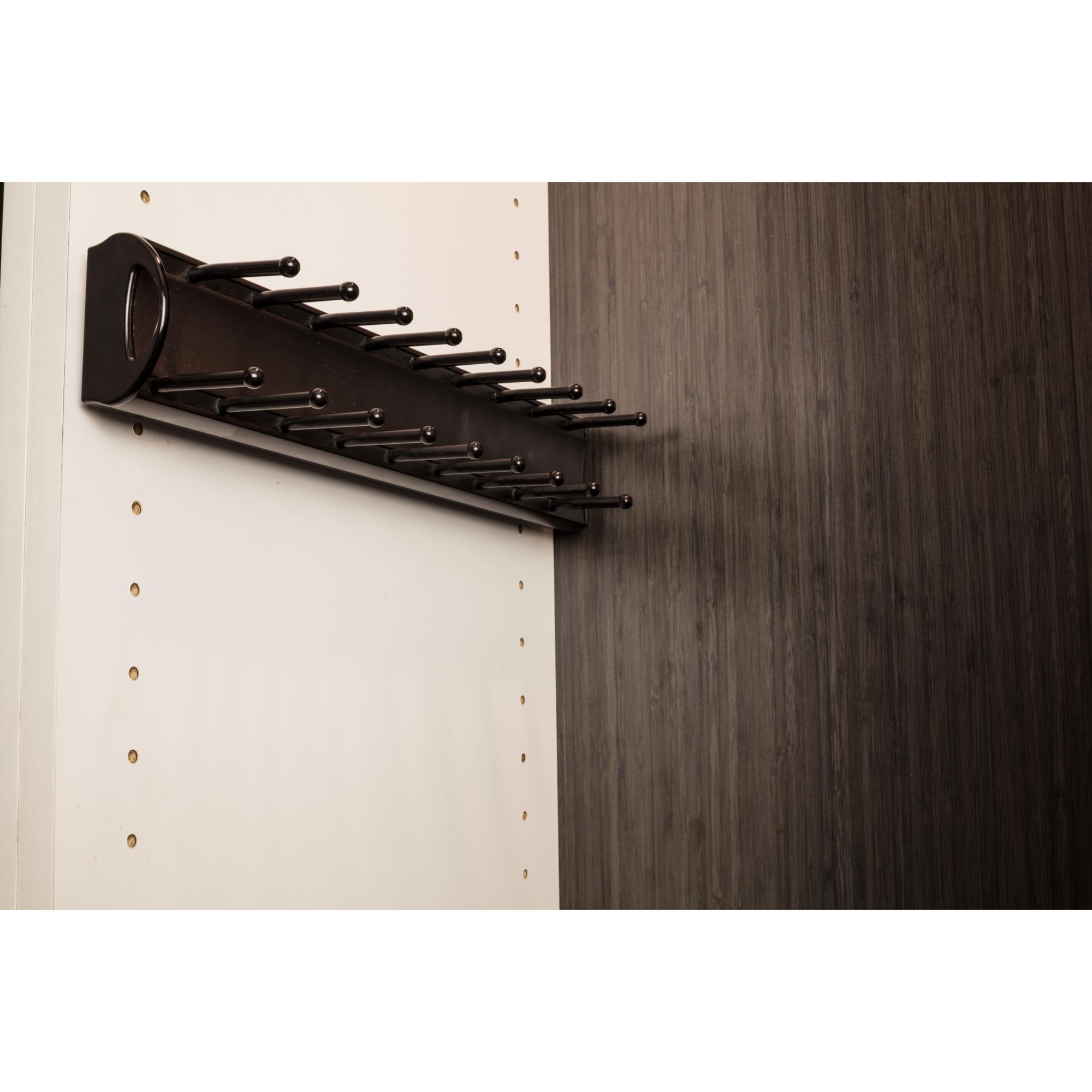 Satin Nickel 14" Tie Rack | KitchBath