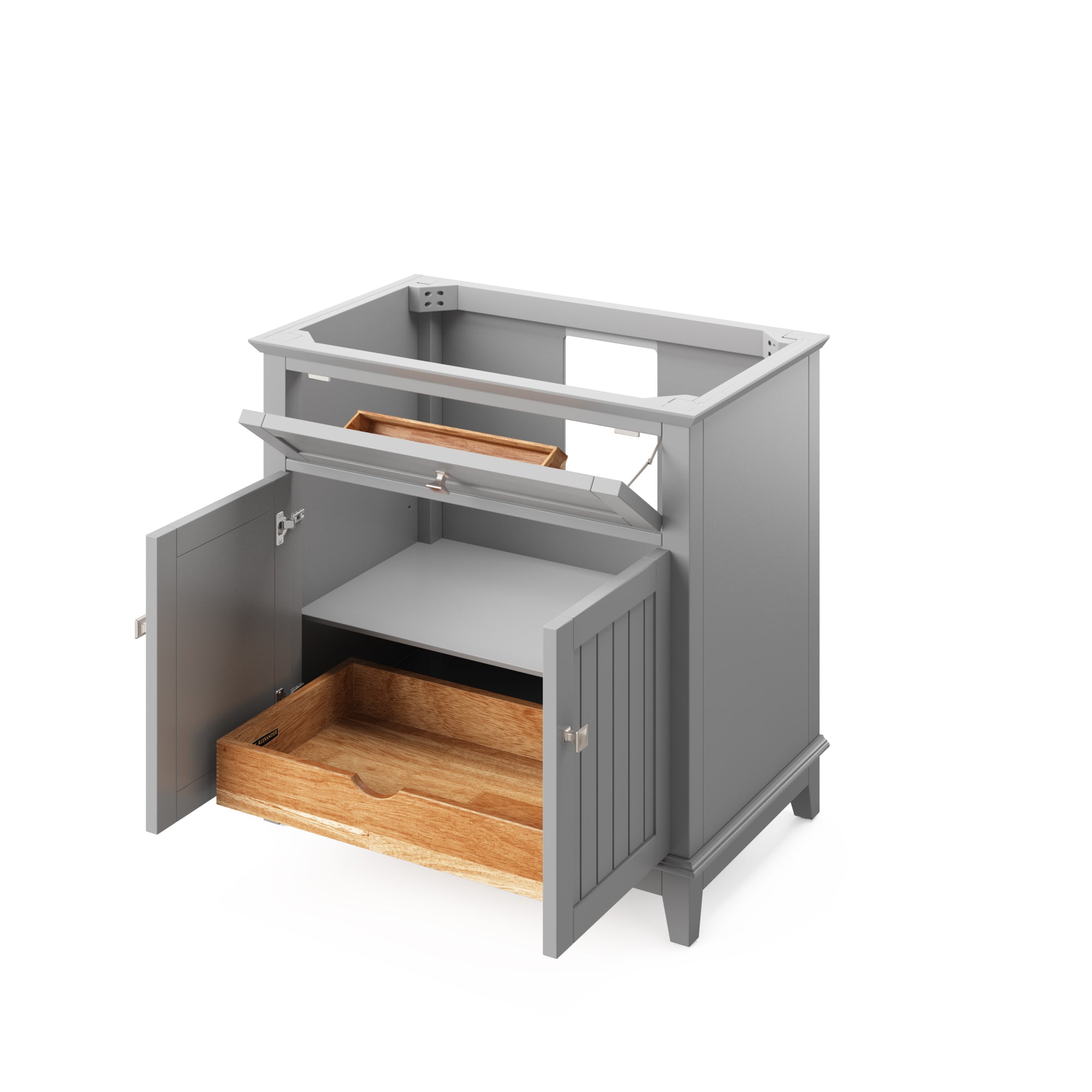 36" Grey Savino Vanity | KitchBath