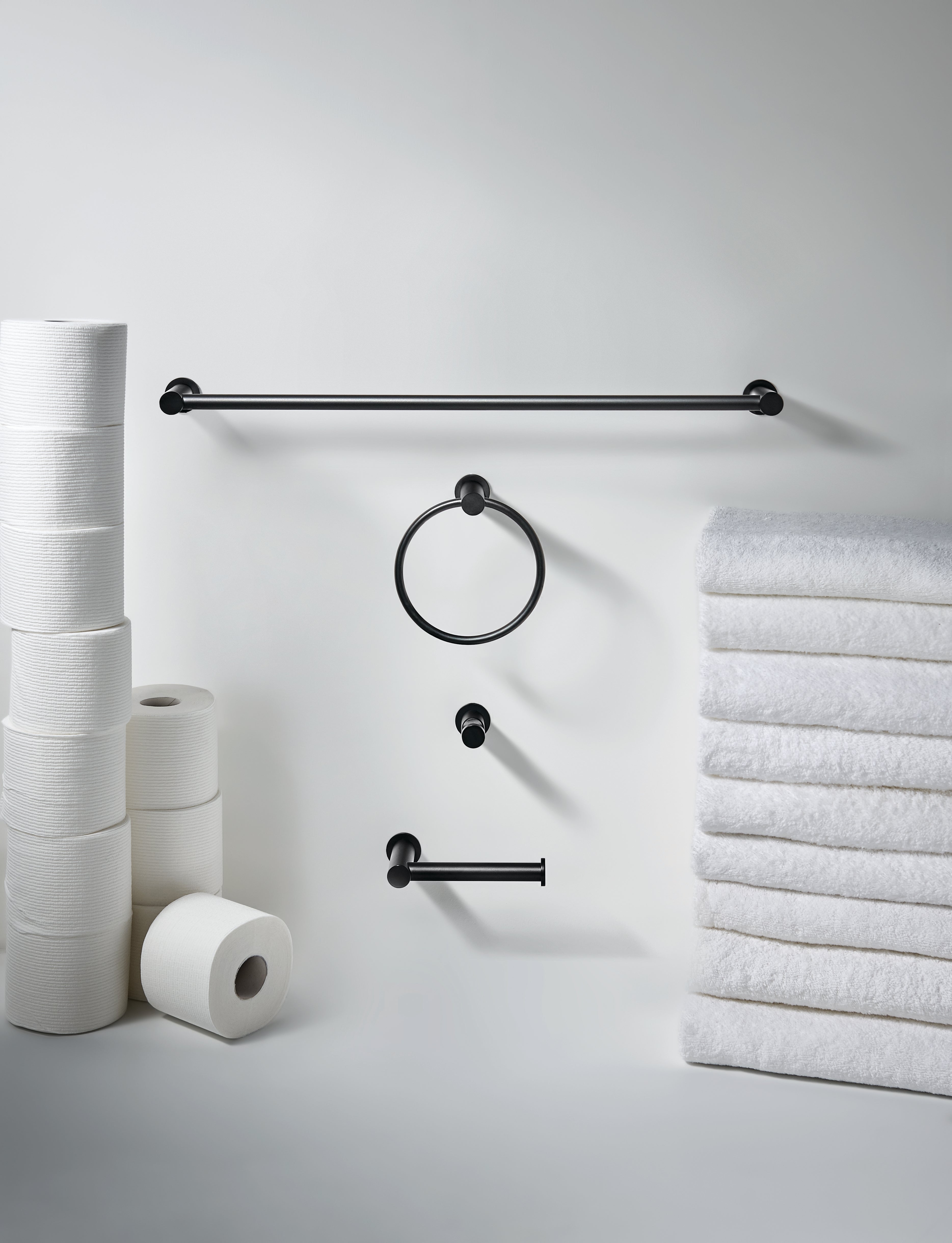 Hopewell Bath Tissue Hook Brushed Satin Nickel | KitchBath