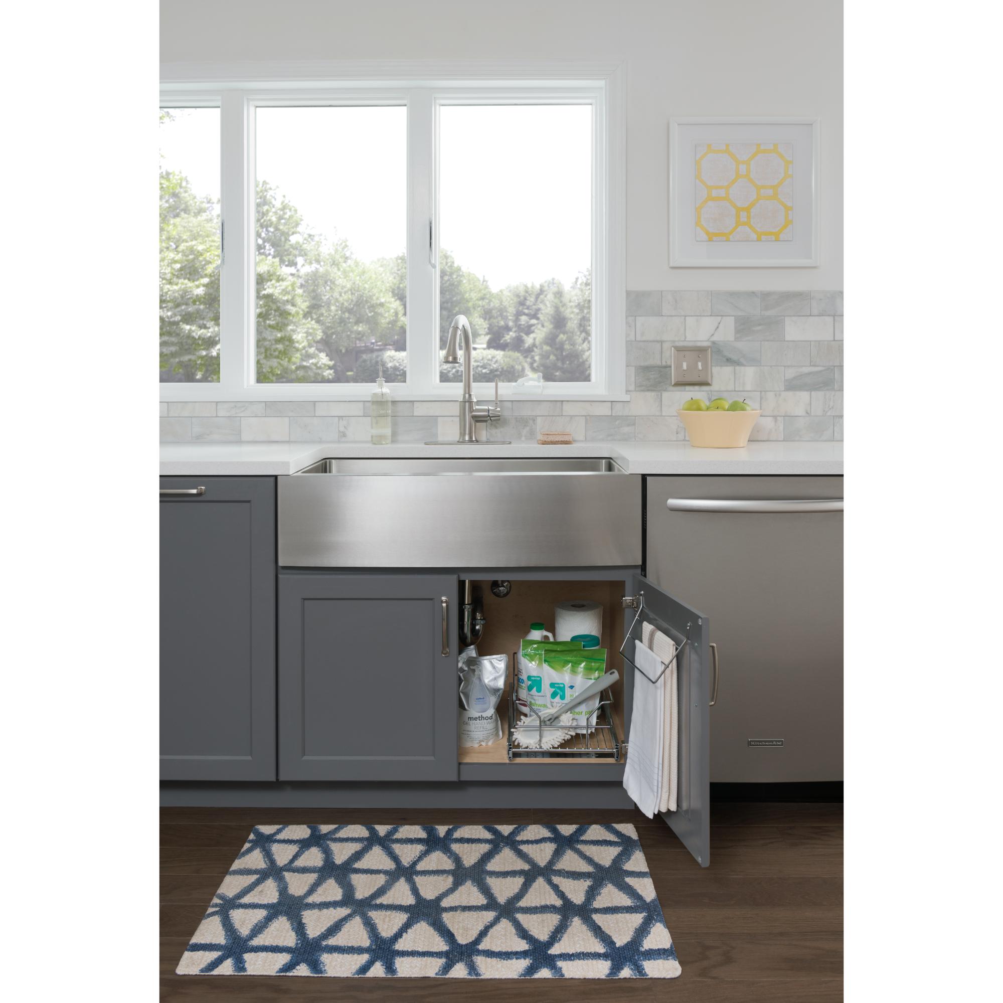 Door Mount 3-Tier Dishcloth Rack | KitchBath