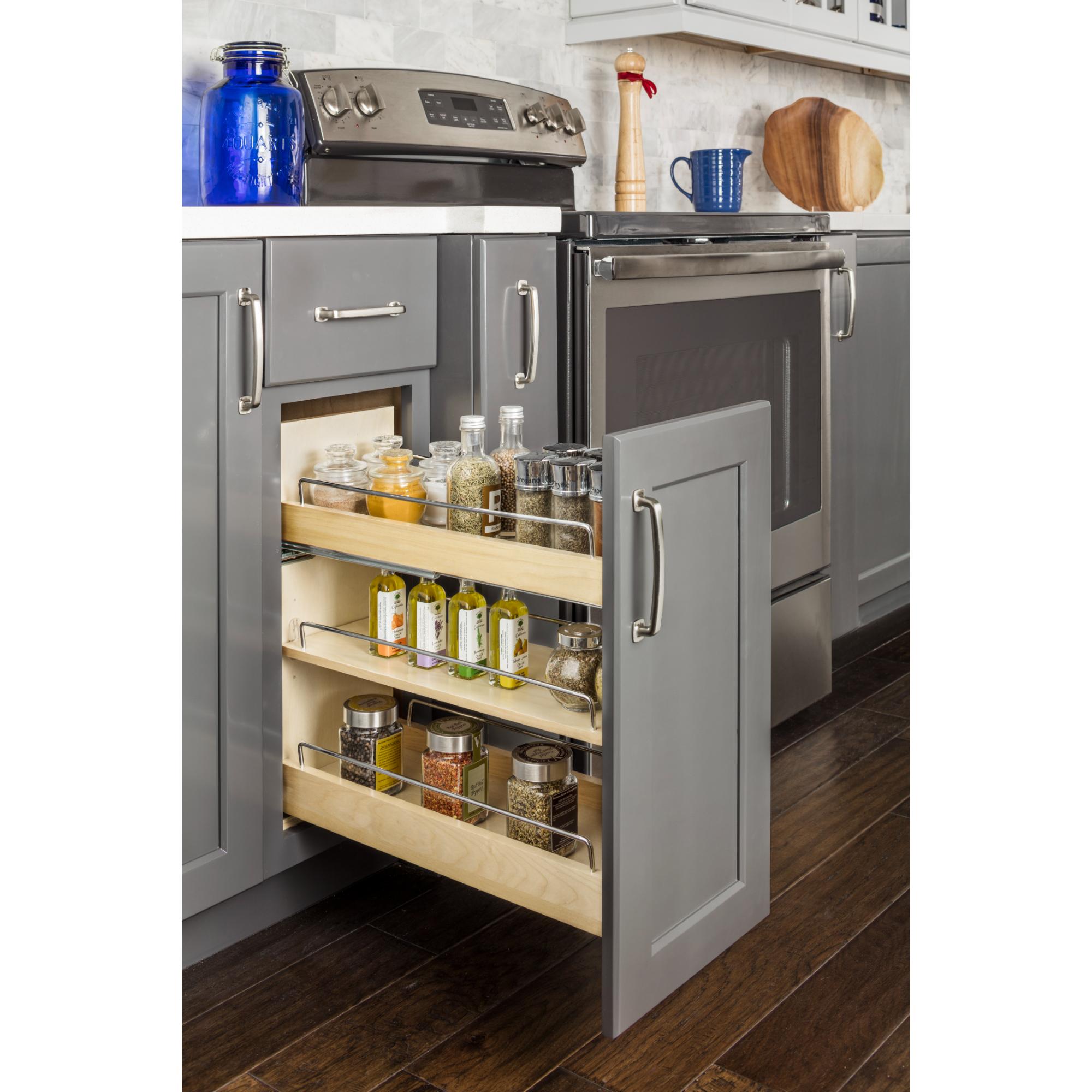 5" "No Wiggle" Soft-close Under Drawer Base Pullout | KitchBath