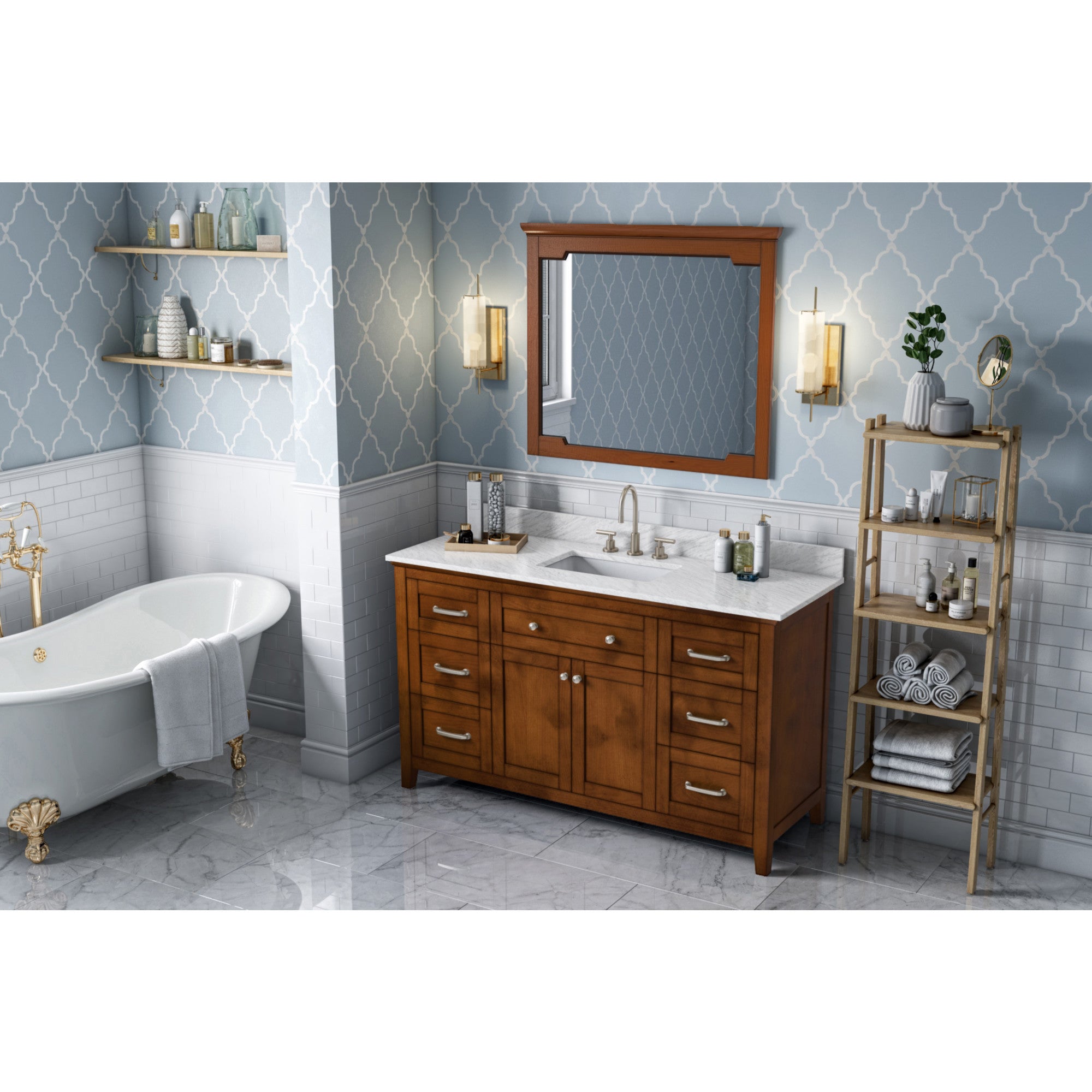 60" Chocolate Chatham Vanity | KitchBath