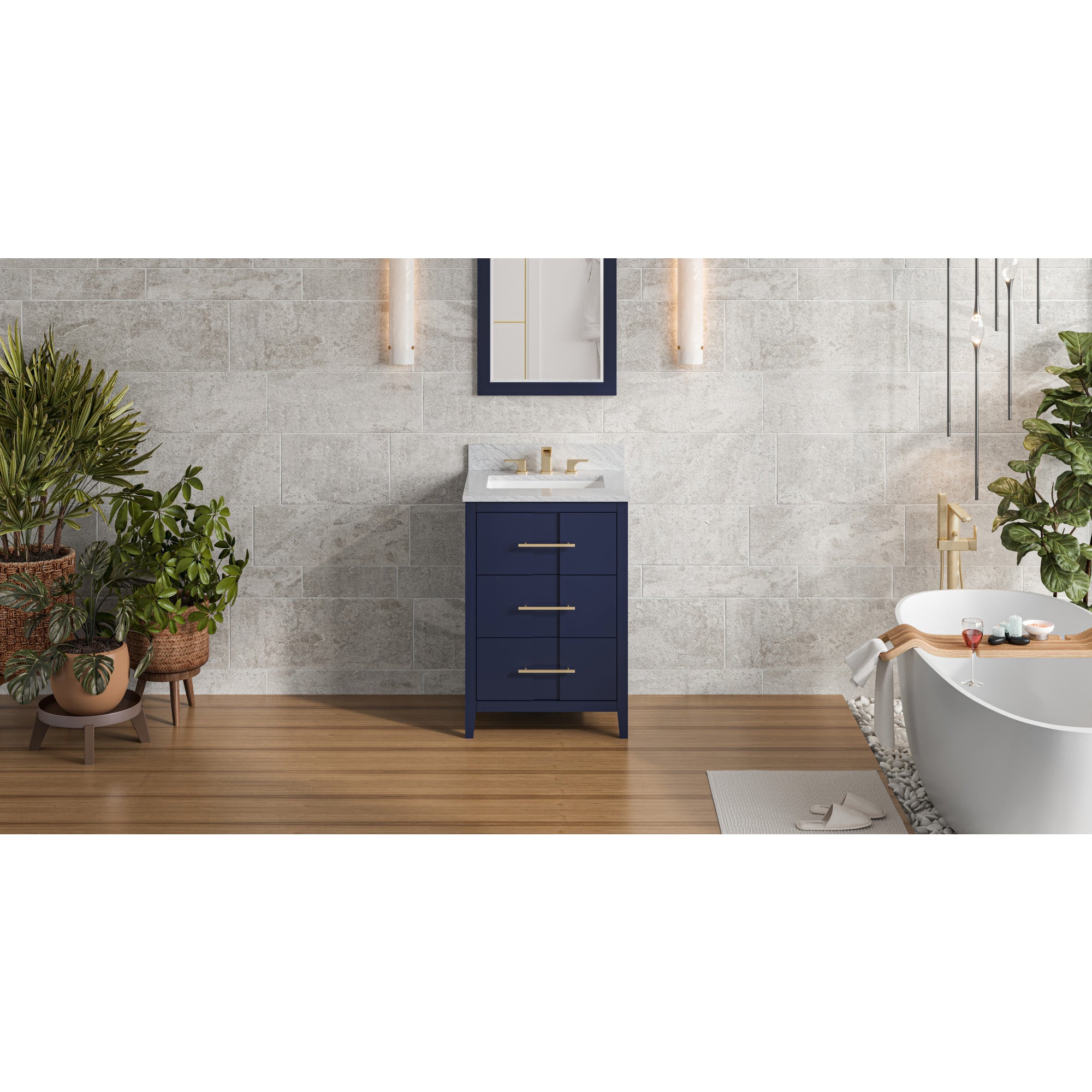 24" Hale Blue Katara Vanity | KitchBath