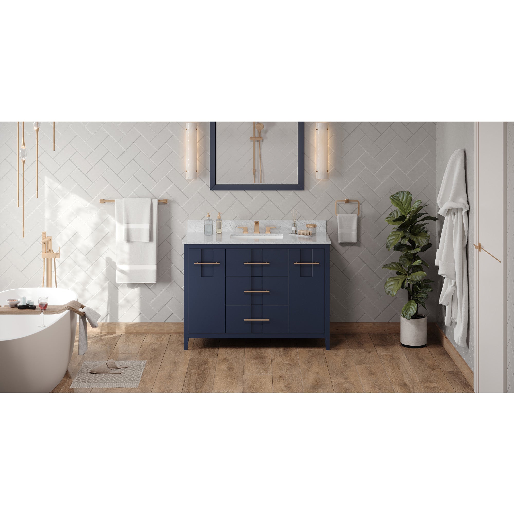 48" Hale Blue Katara Vanity | KitchBath