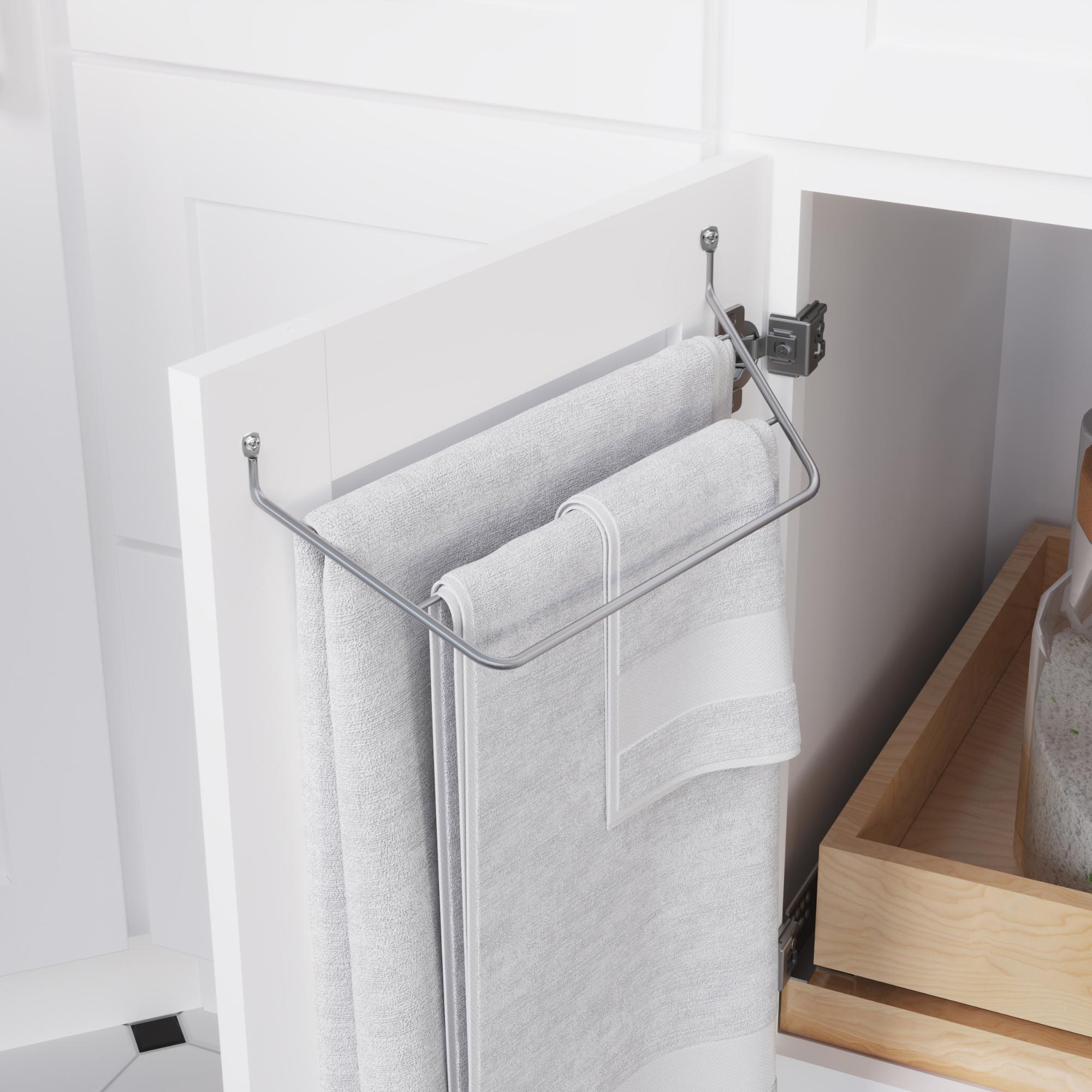 Door Mount 3-Tier Dishcloth Rack | KitchBath