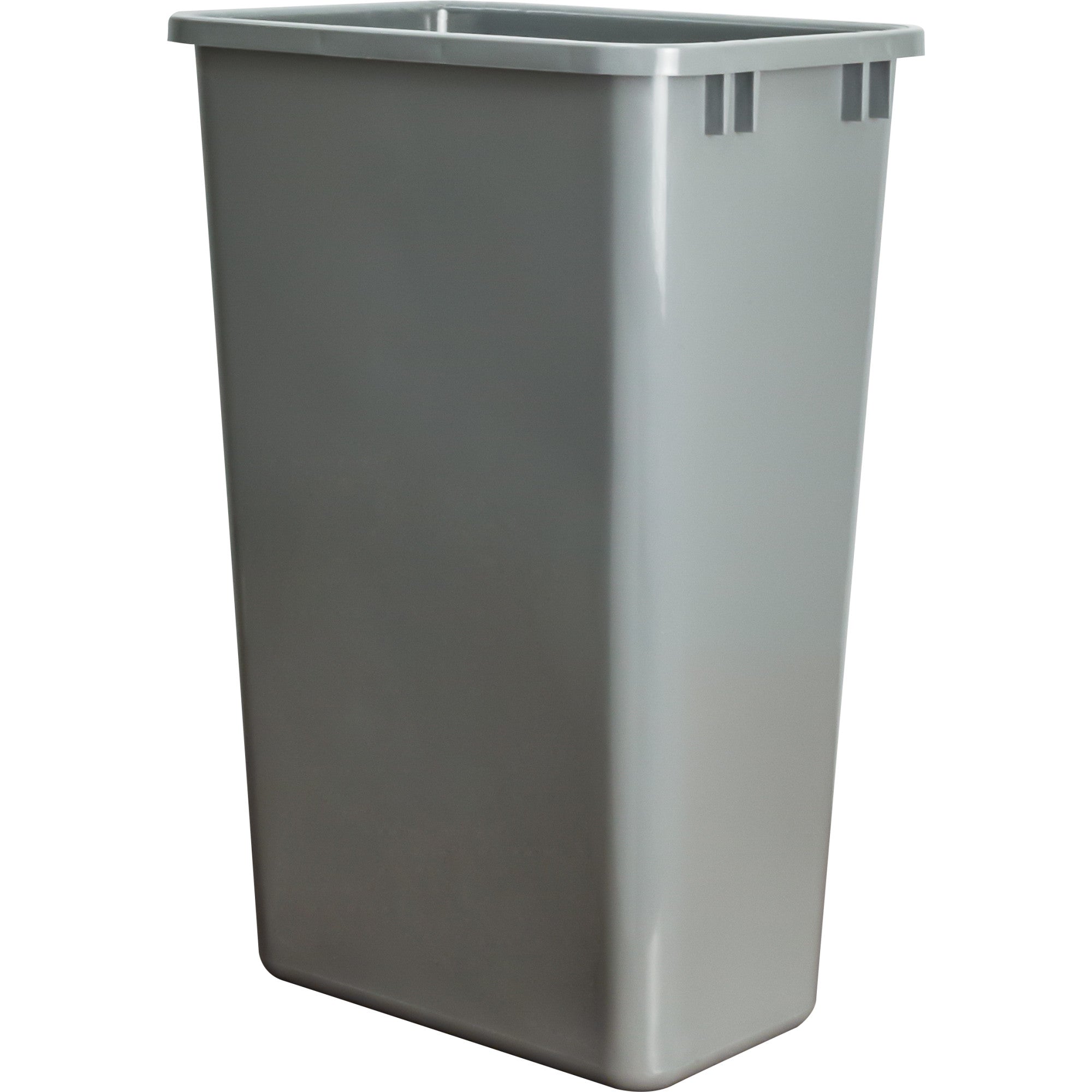 Box of 4 Grey 50 Quart Plastic Waste Containers | KitchBath
