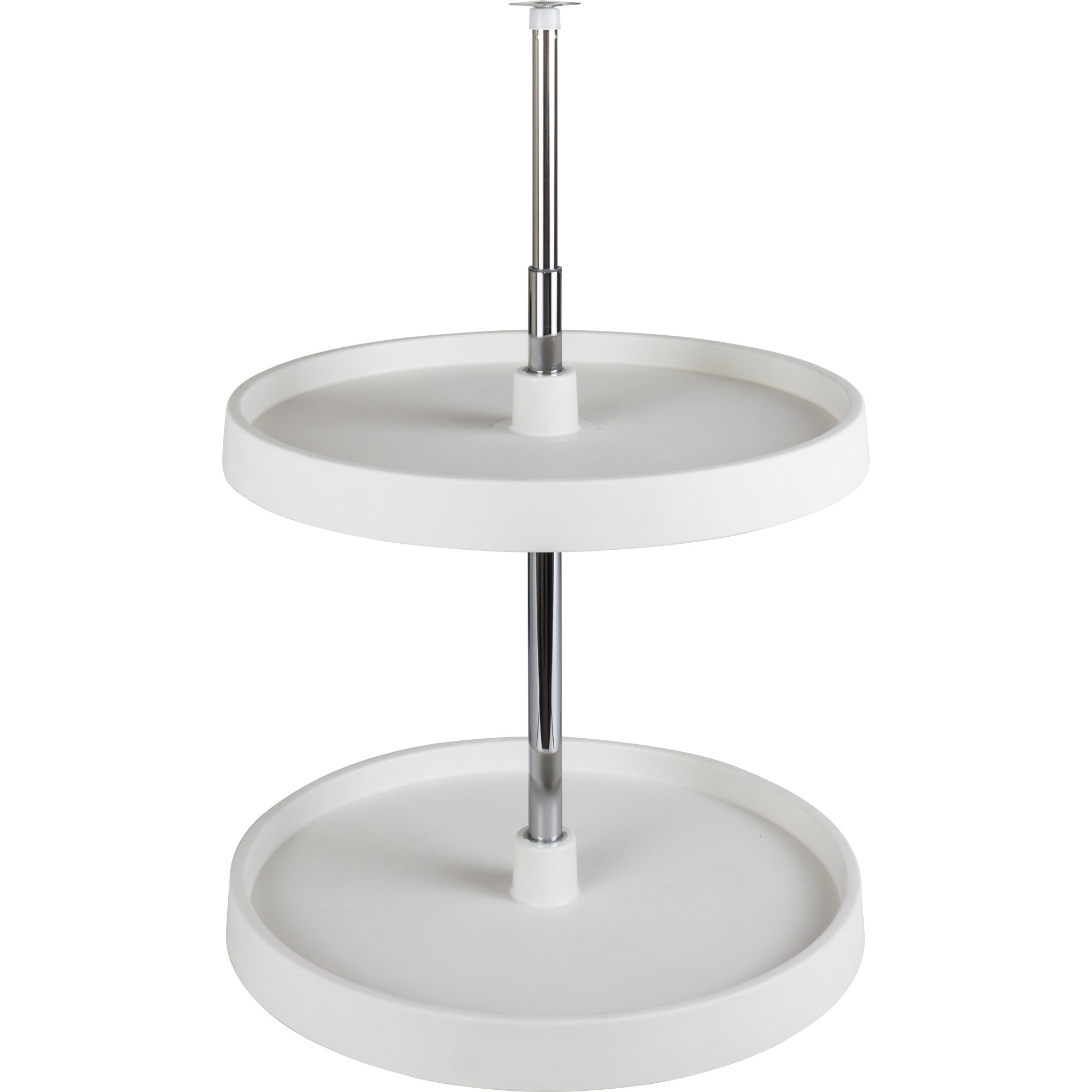 18" Round Three-Shelf Plastic Lazy Susan Set | KitchBath