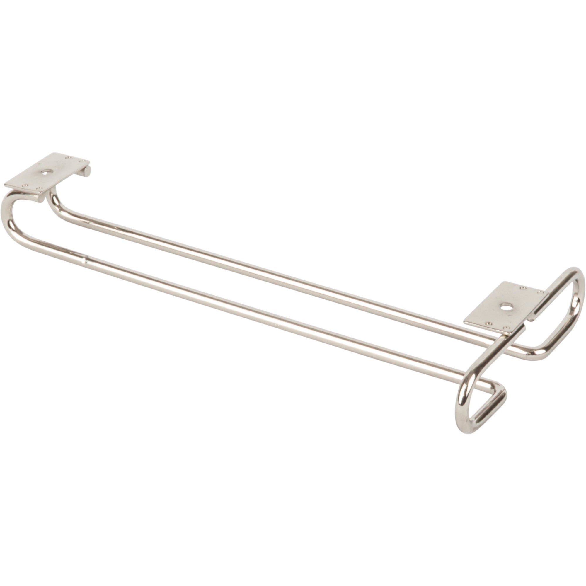 Satin Nickel Under Cabinet Stemware Rack | KitchBath
