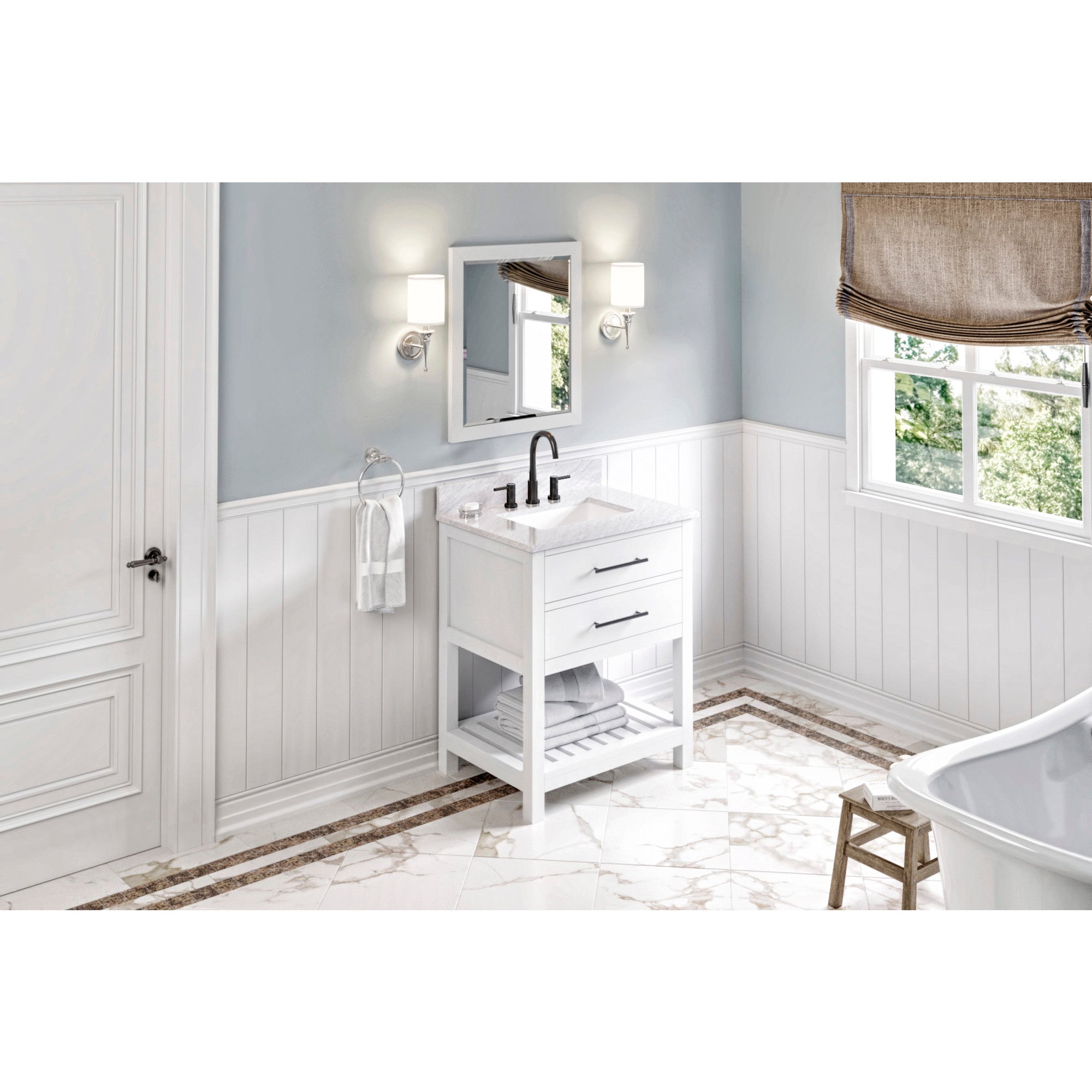 30" Grey Wavecrest Vanity | KitchBath