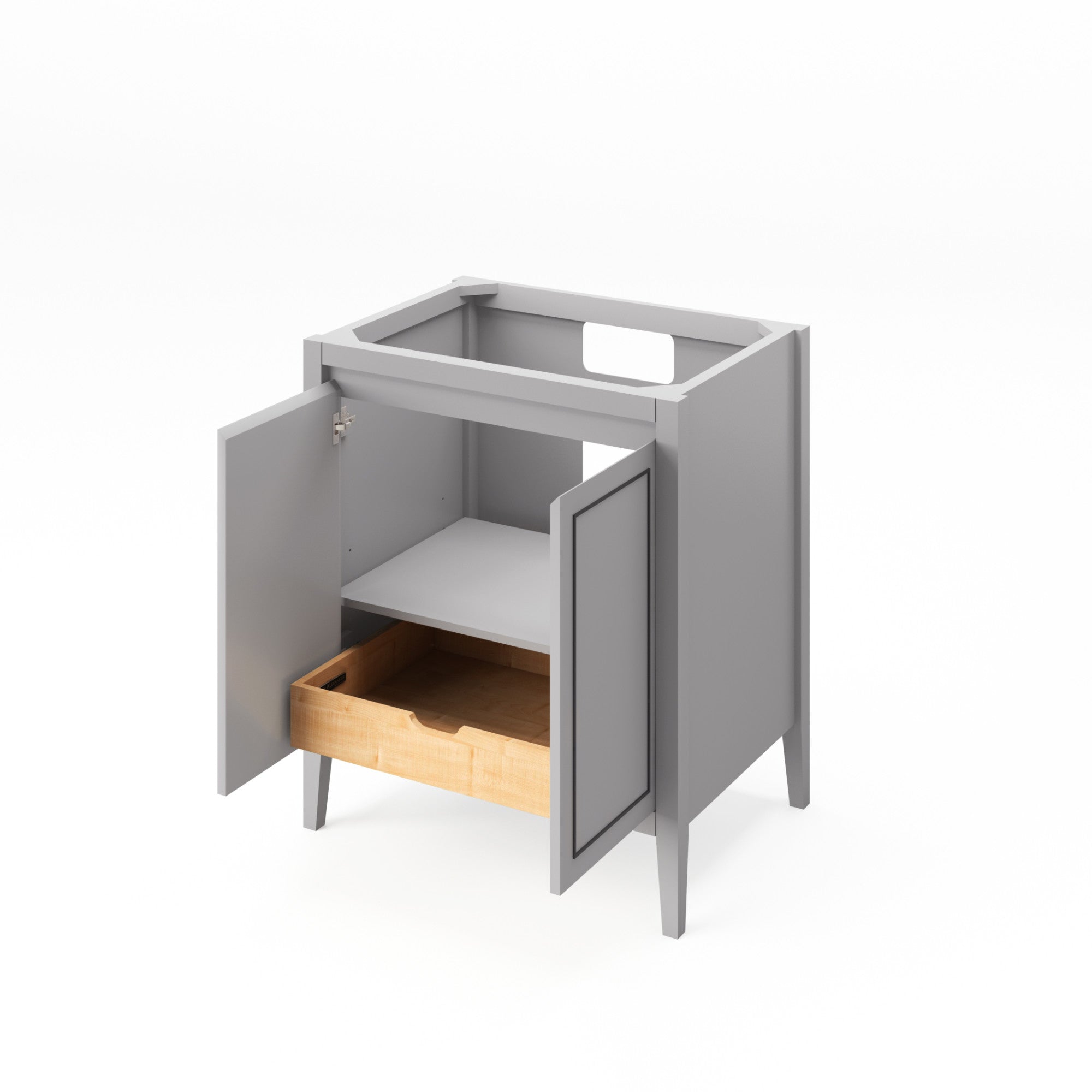 30" White Percival Vanity | KitchBath