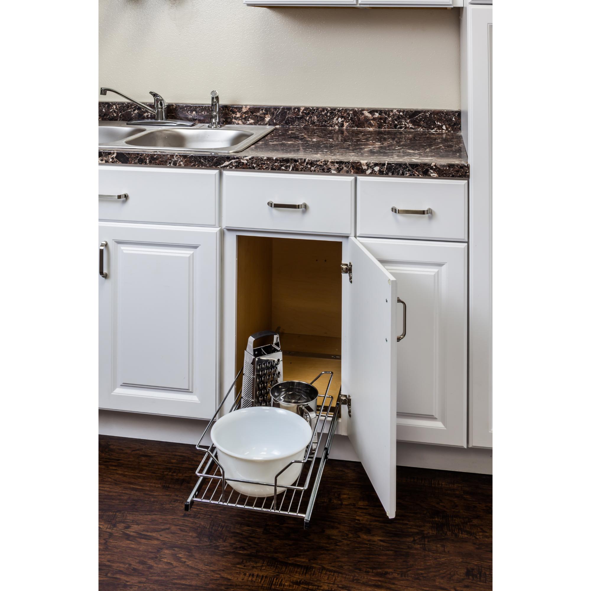 12" Metal Pullout Basket | KitchBath