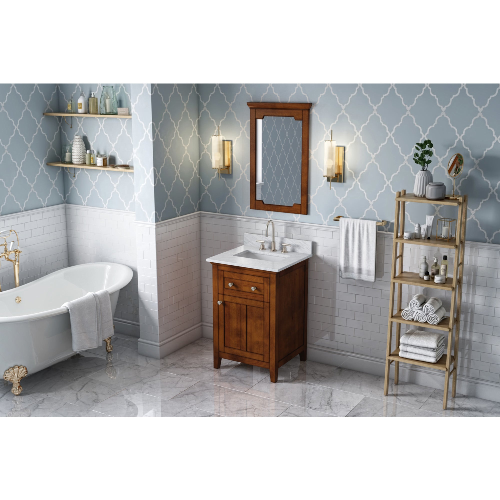 24" Chocolate Chatham Vanity | KitchBath