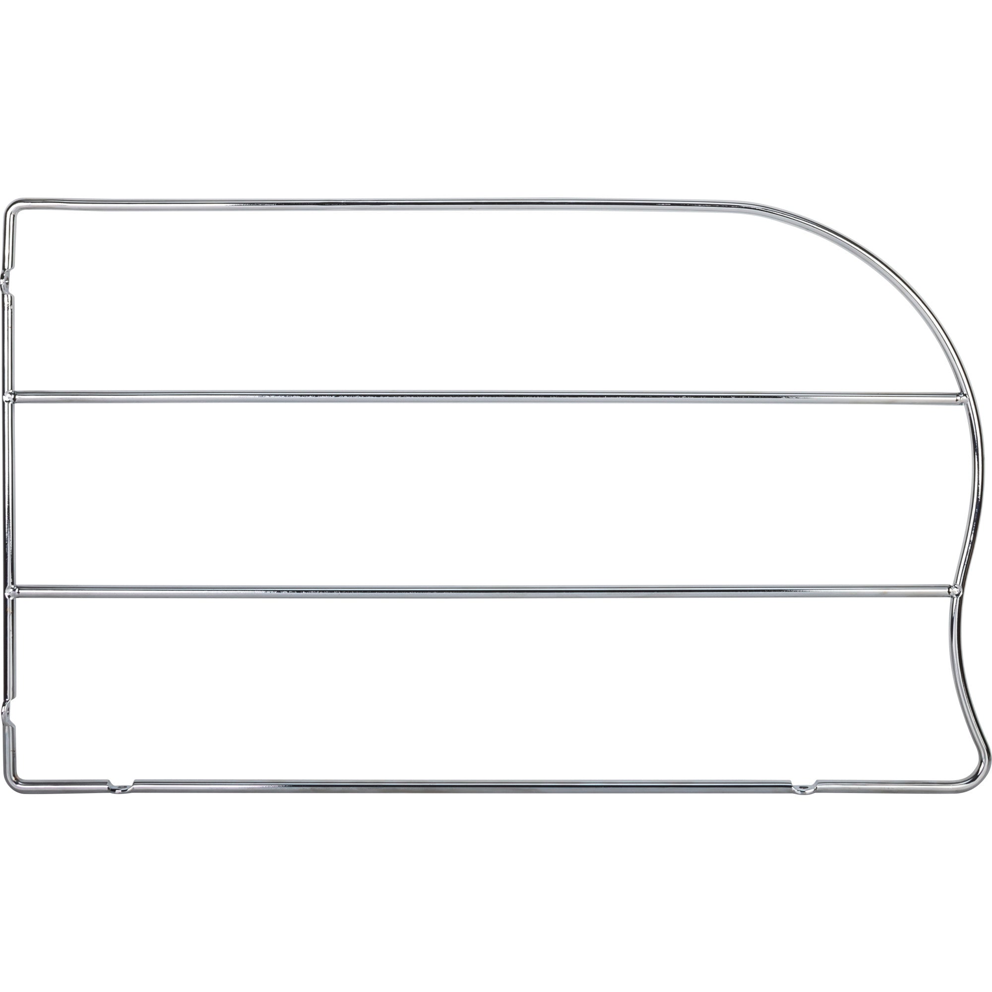 12" Polished Chrome Metal Wire Tray Divider | KitchBath