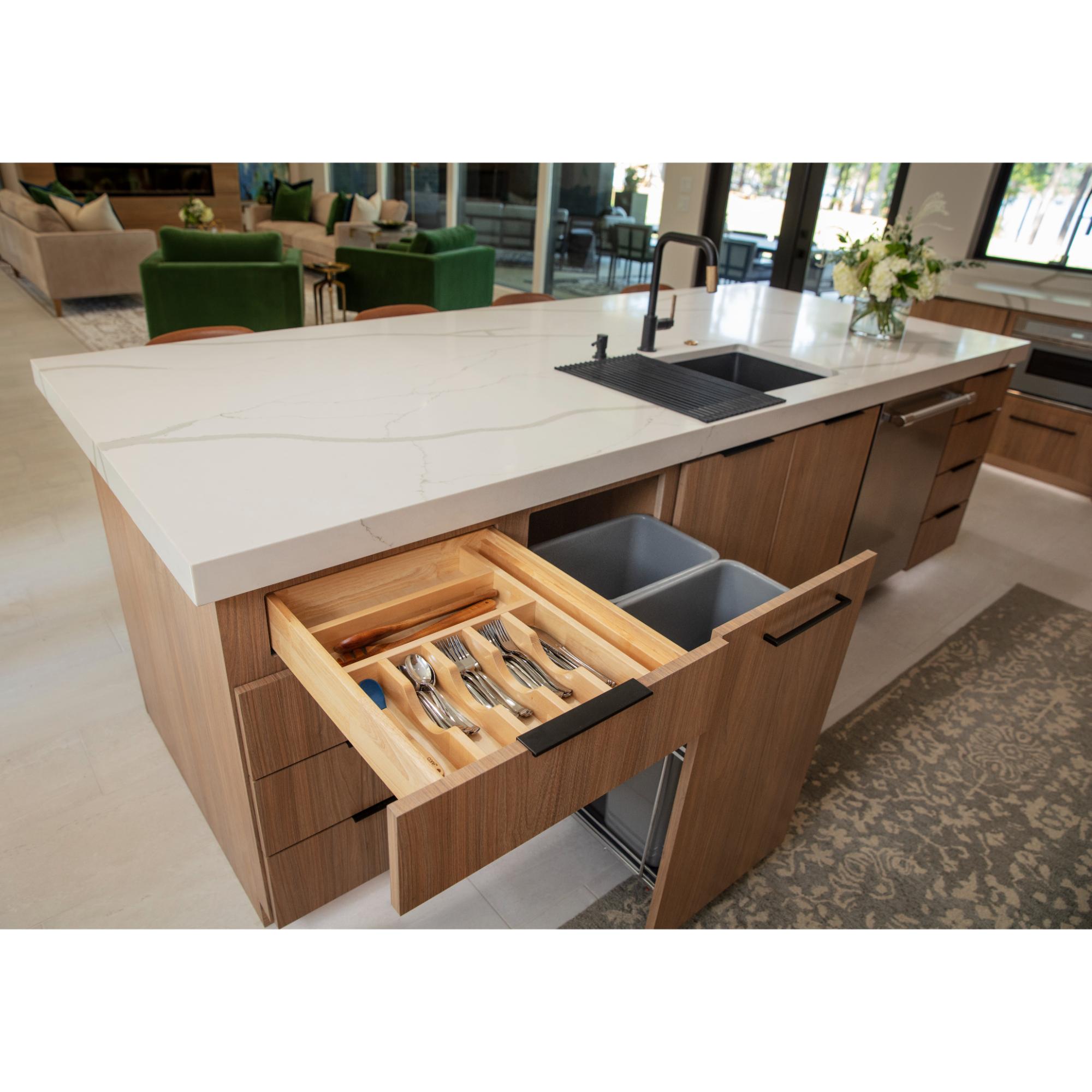 5" "No Wiggle" Soft-close Tray Divider Pullout | KitchBath